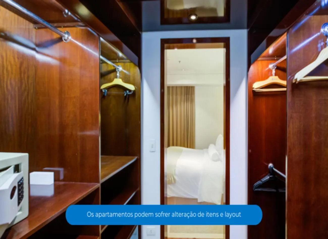 safe, Bed in Roomo Transamerica SP GeorgeV Itaim Bibi