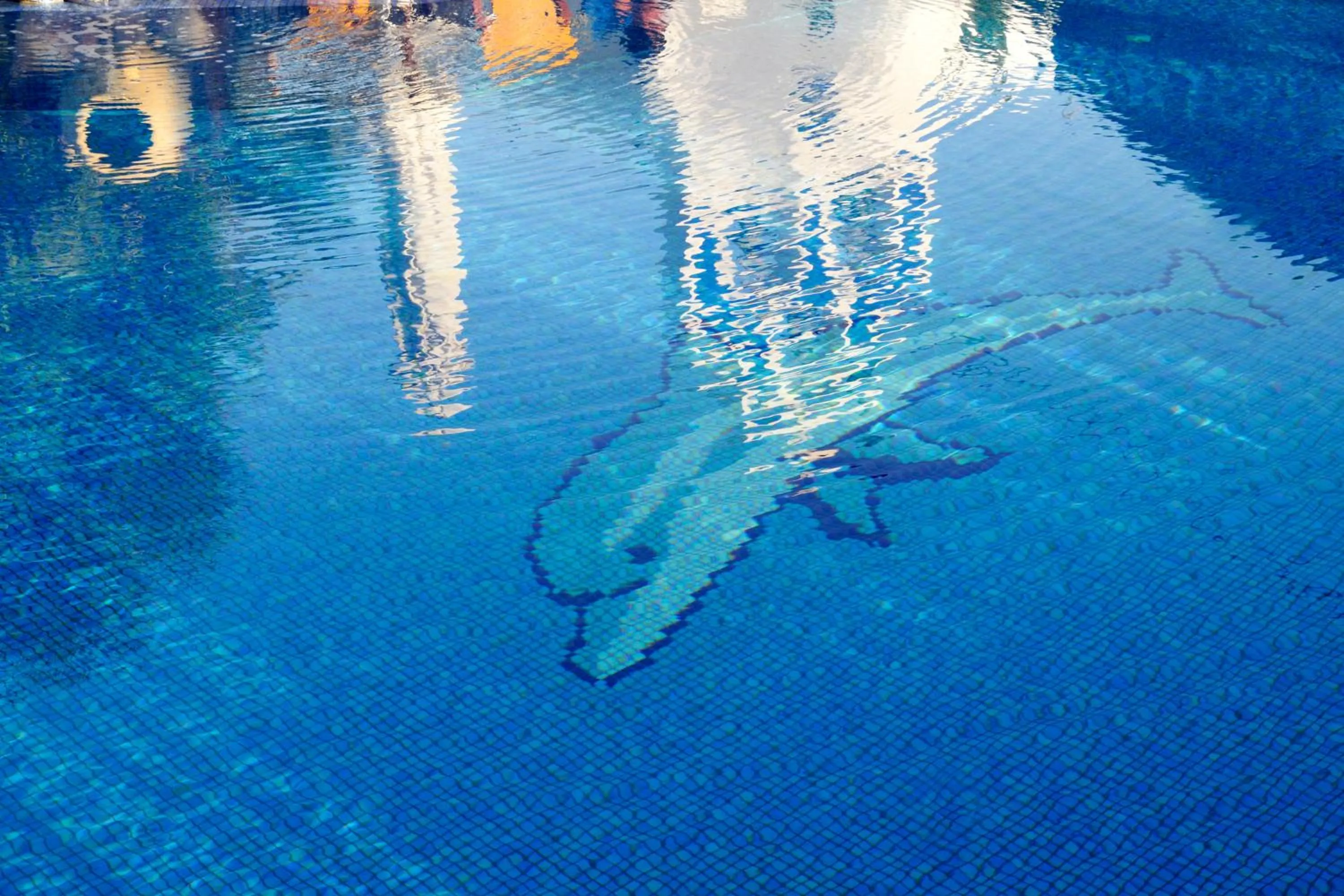 Swimming pool in Hotel Mathios
