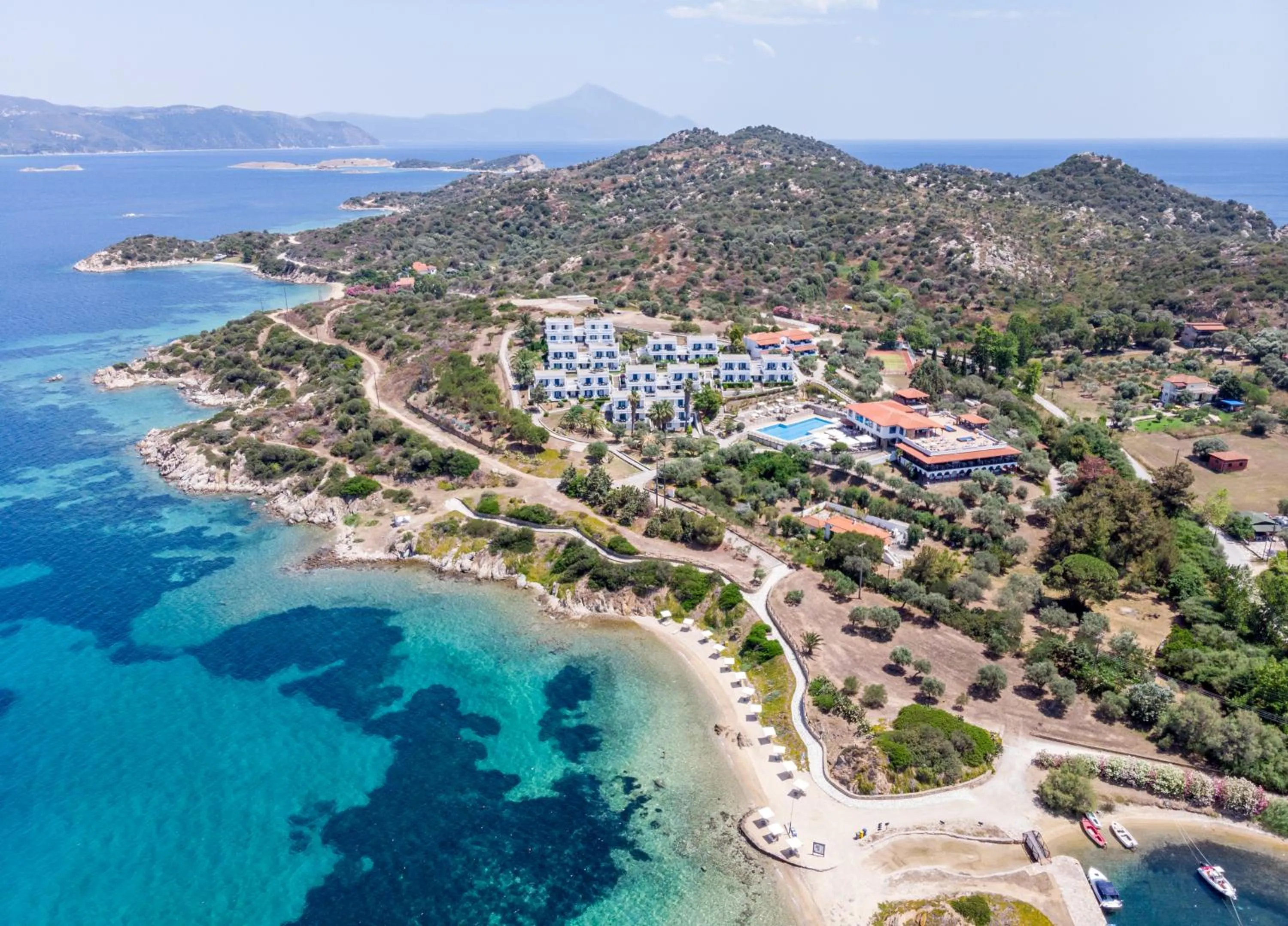 Bird's eye view in Agionissi Resort