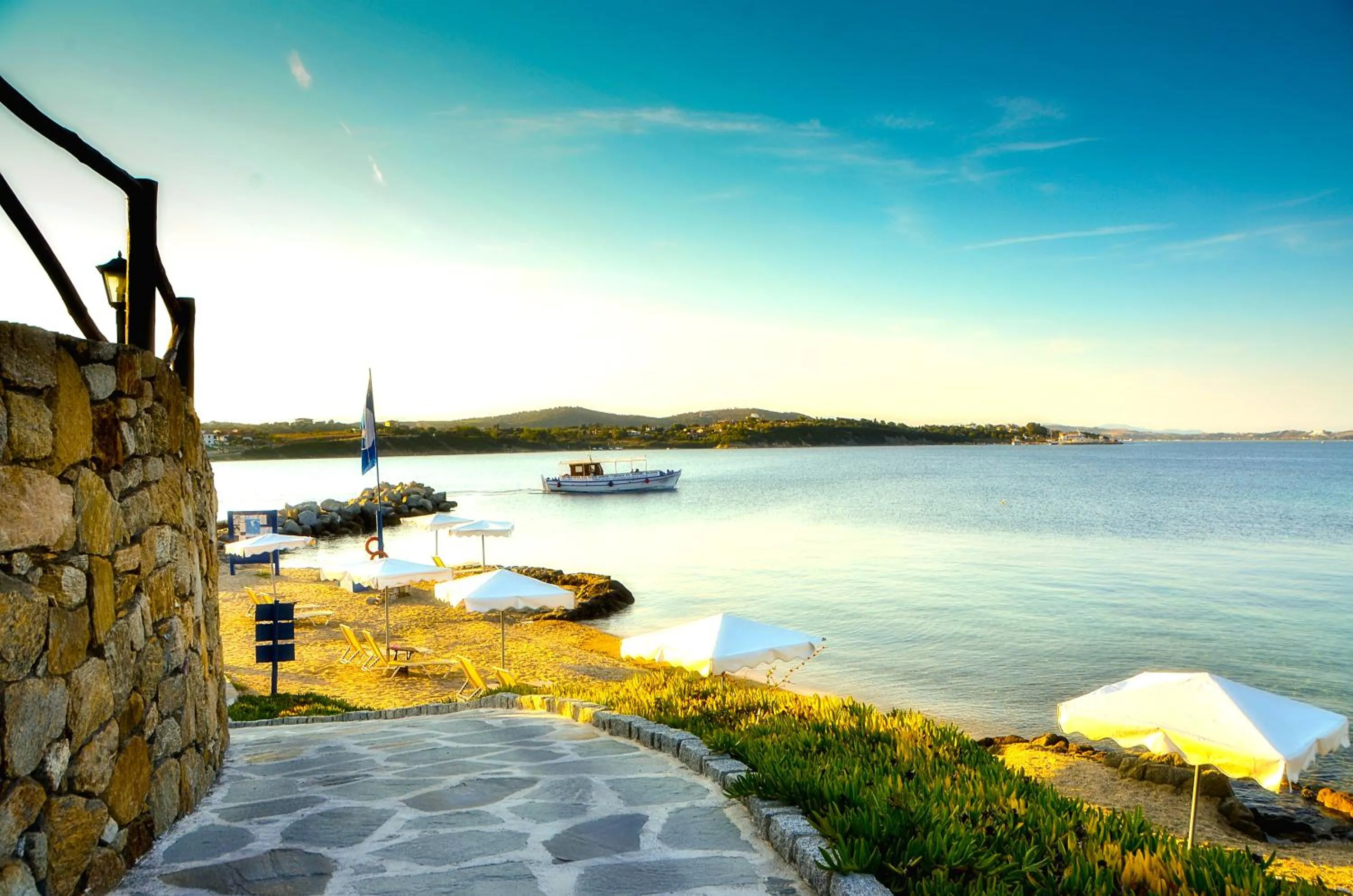 Beach in Agionissi Resort