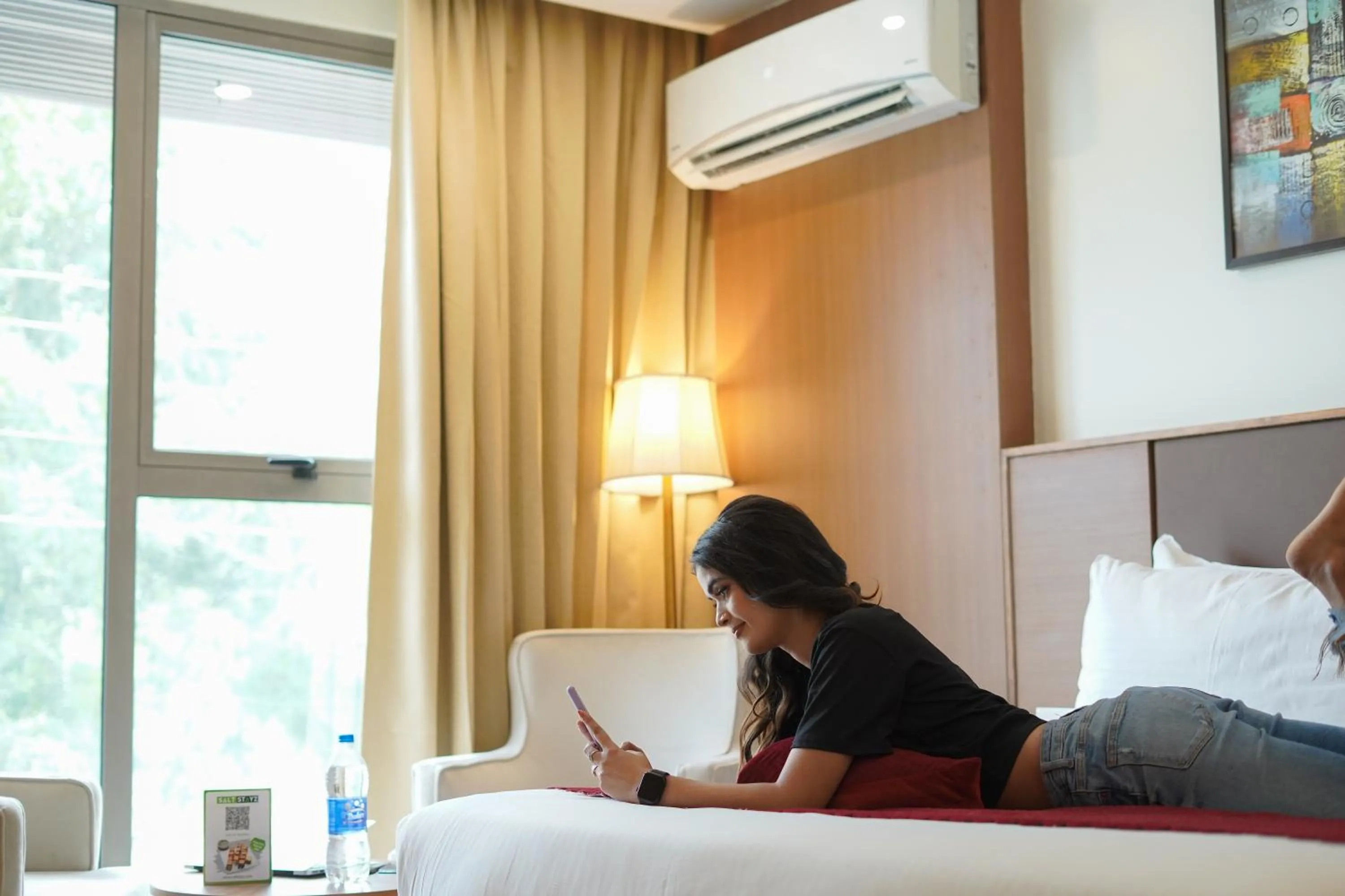 Bed in Saltstayz Select - Unitech Cyber Park