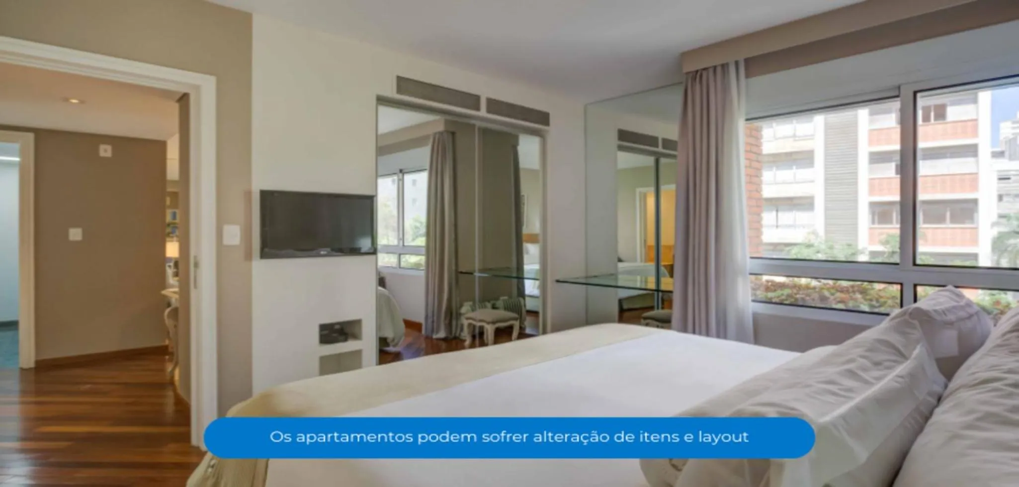 Bed in Roomo Etoile GeorgeV Jardins Residencial