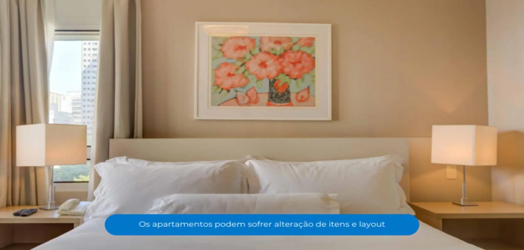 Bed in Roomo Etoile GeorgeV Jardins Residencial