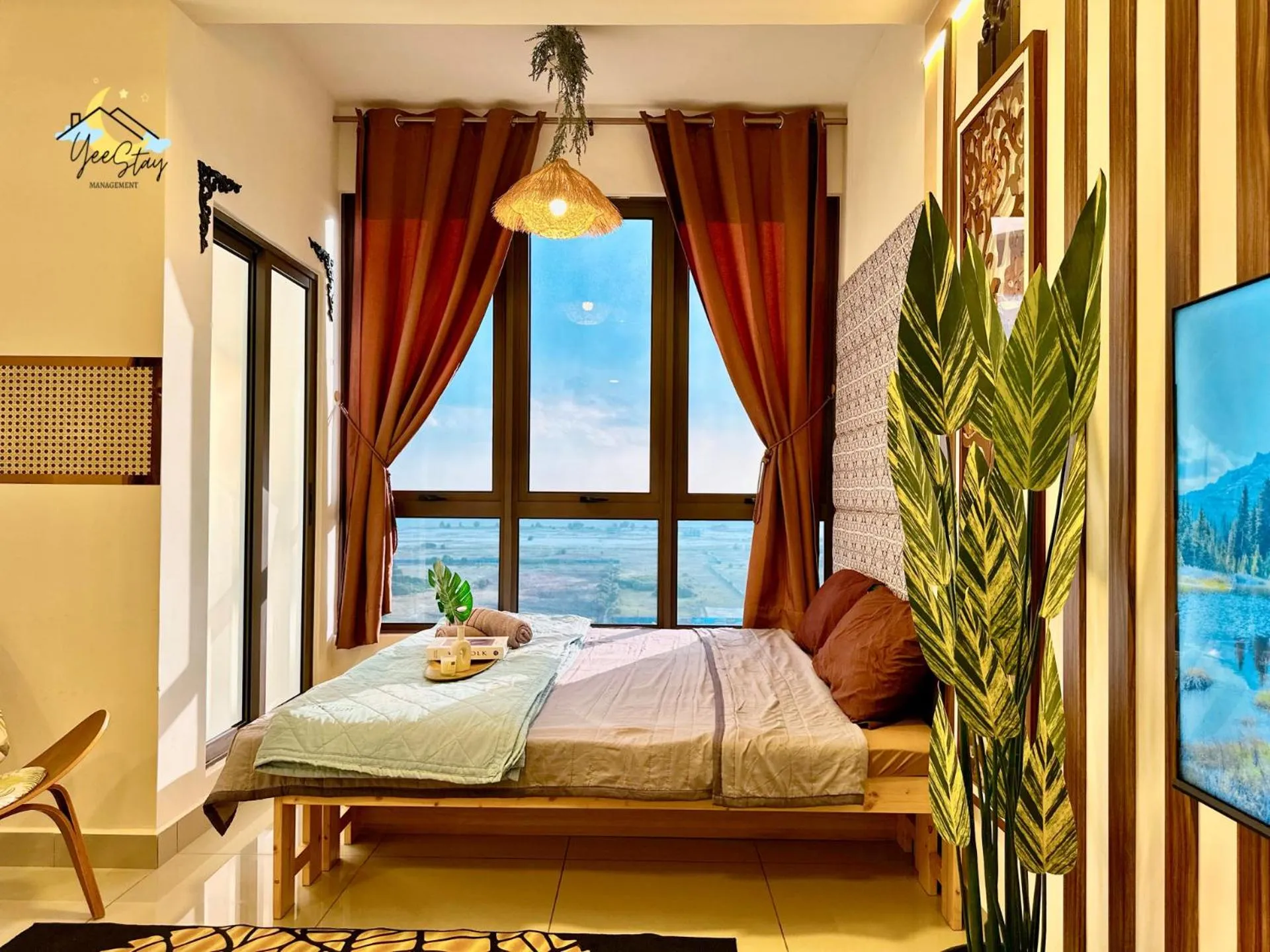 Bed in SeaView PoolView CityView BaliResidence Video game 5minJonker