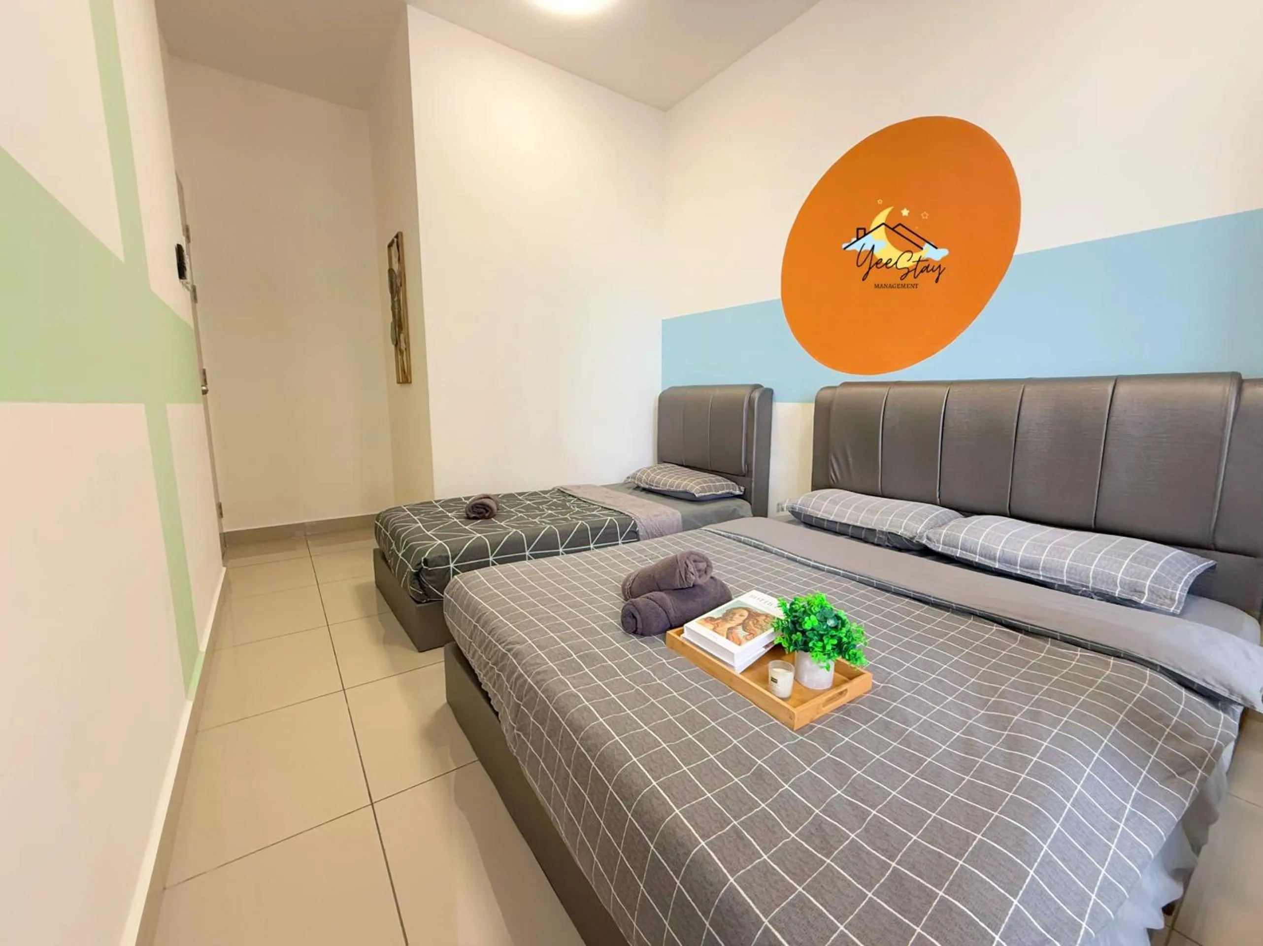 Bed in SeaView PoolView CityView BaliResidence Video game 5minJonker