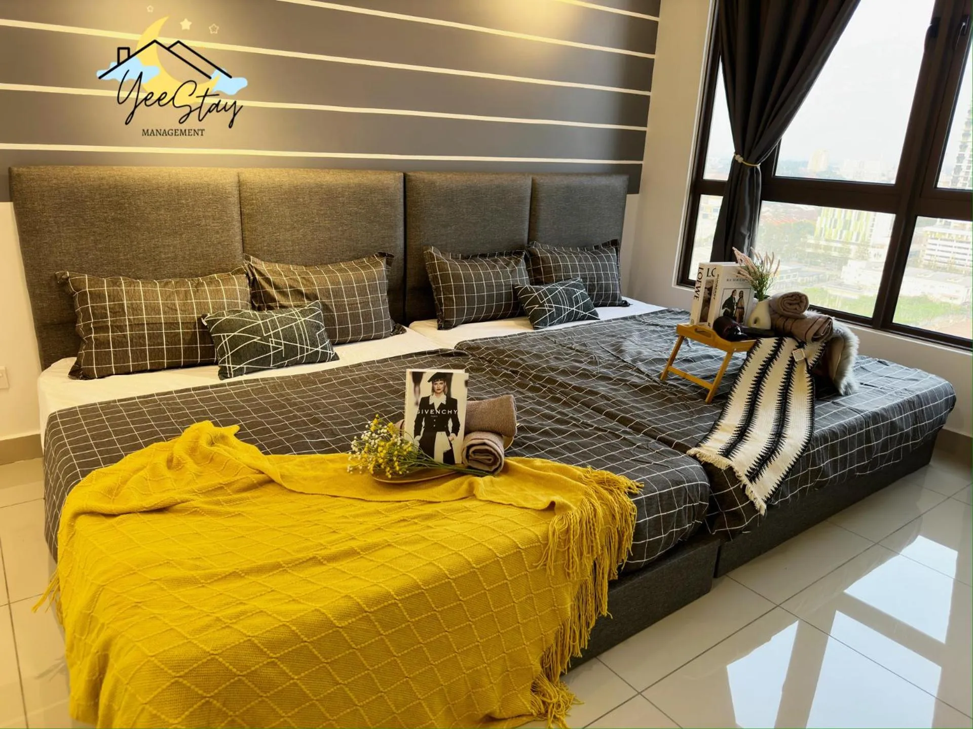 Bed in SeaView PoolView CityView BaliResidence Video game 5minJonker