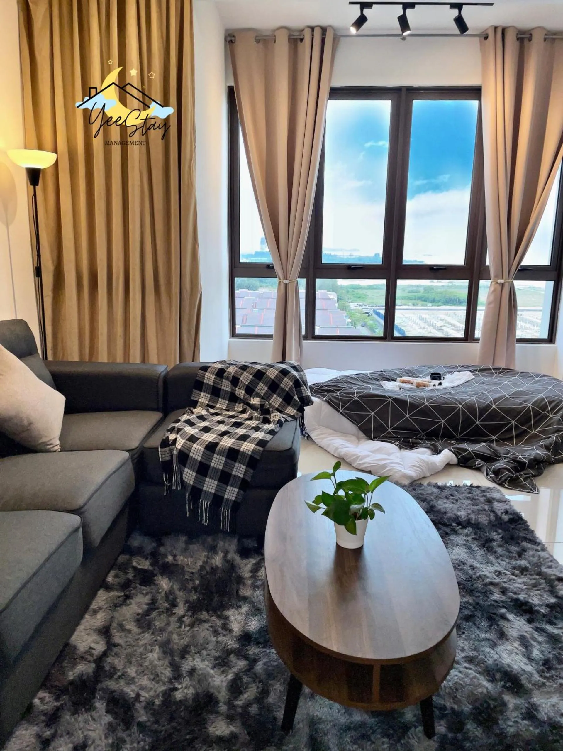 Bed in SeaView PoolView CityView BaliResidence Video game 5minJonker