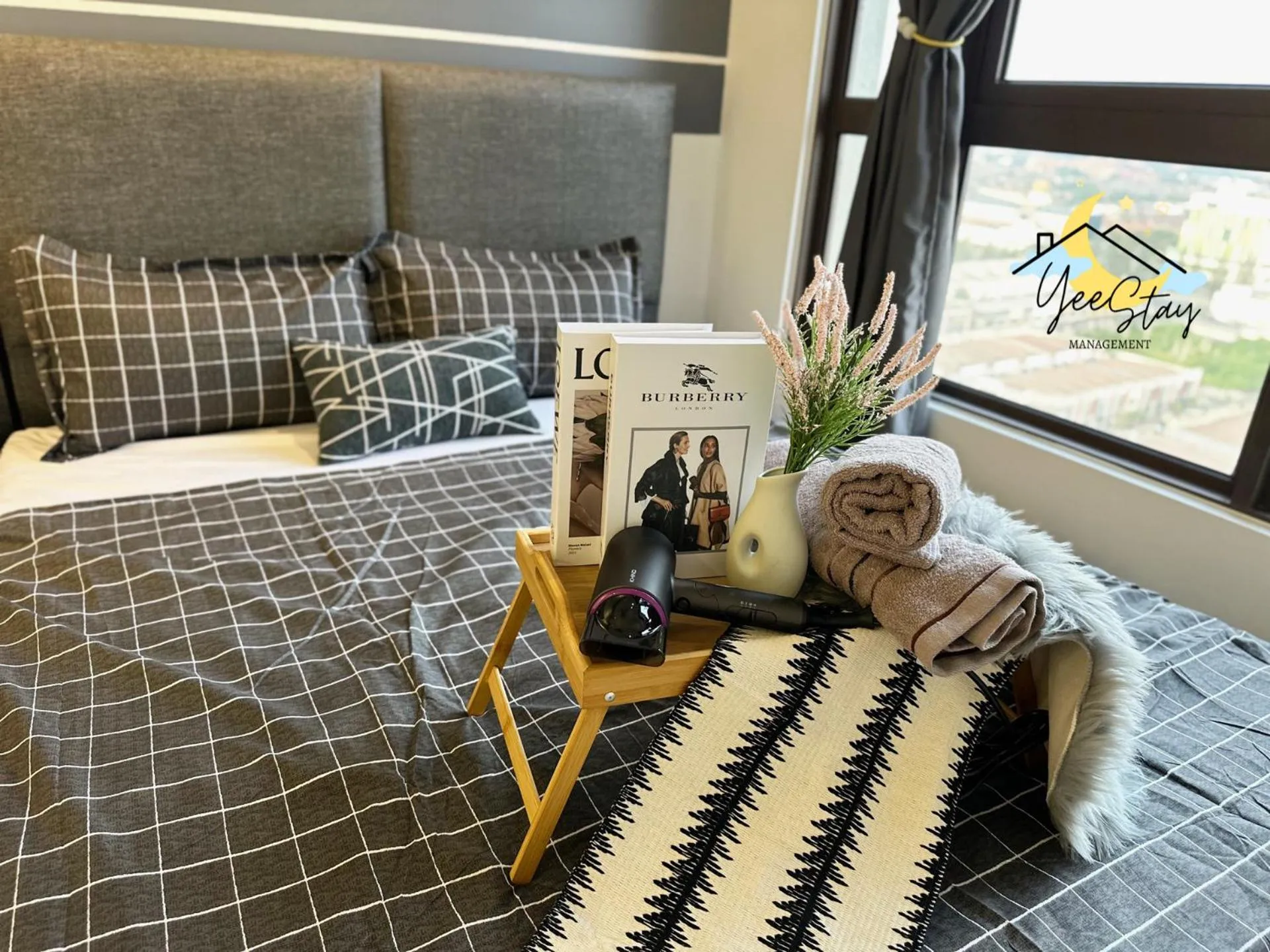 Bed in SeaView PoolView CityView BaliResidence Video game 5minJonker