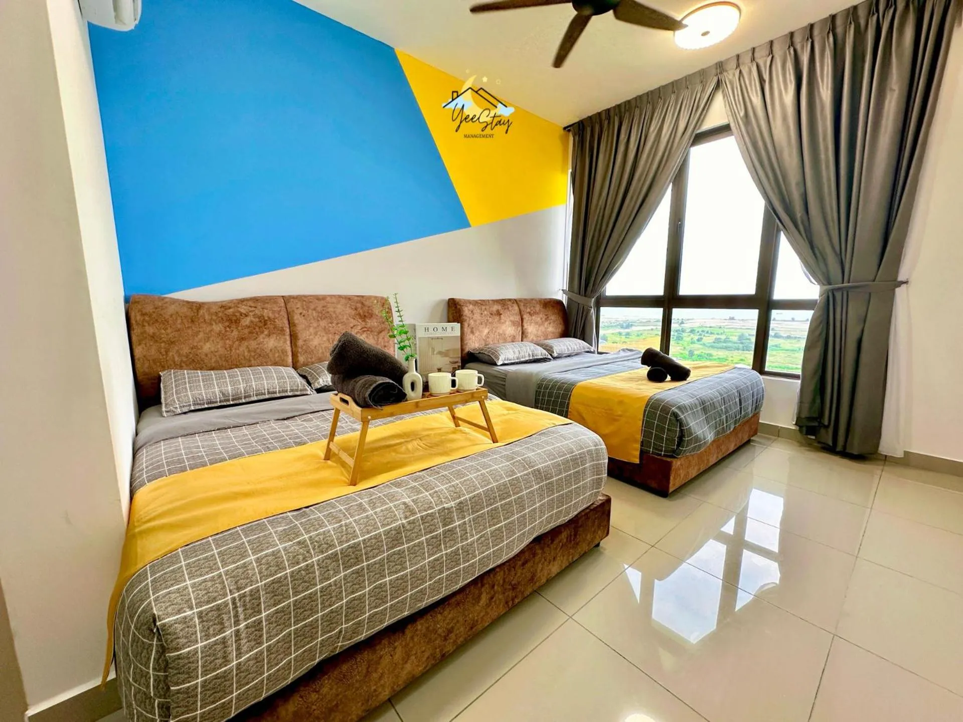 Bed in SeaView PoolView CityView BaliResidence Video game 5minJonker