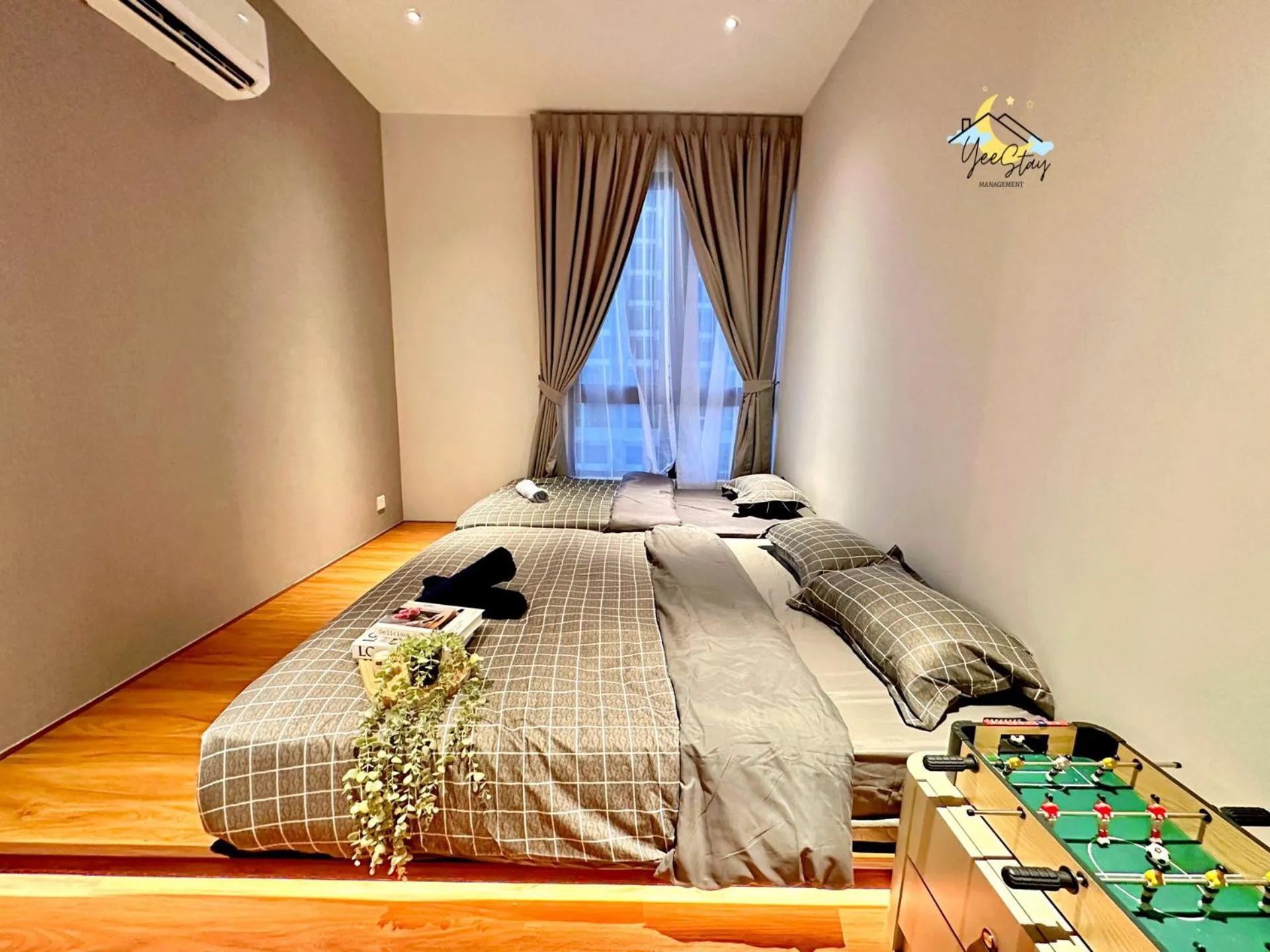 Bed in SeaView PoolView CityView BaliResidence Video game 5minJonker