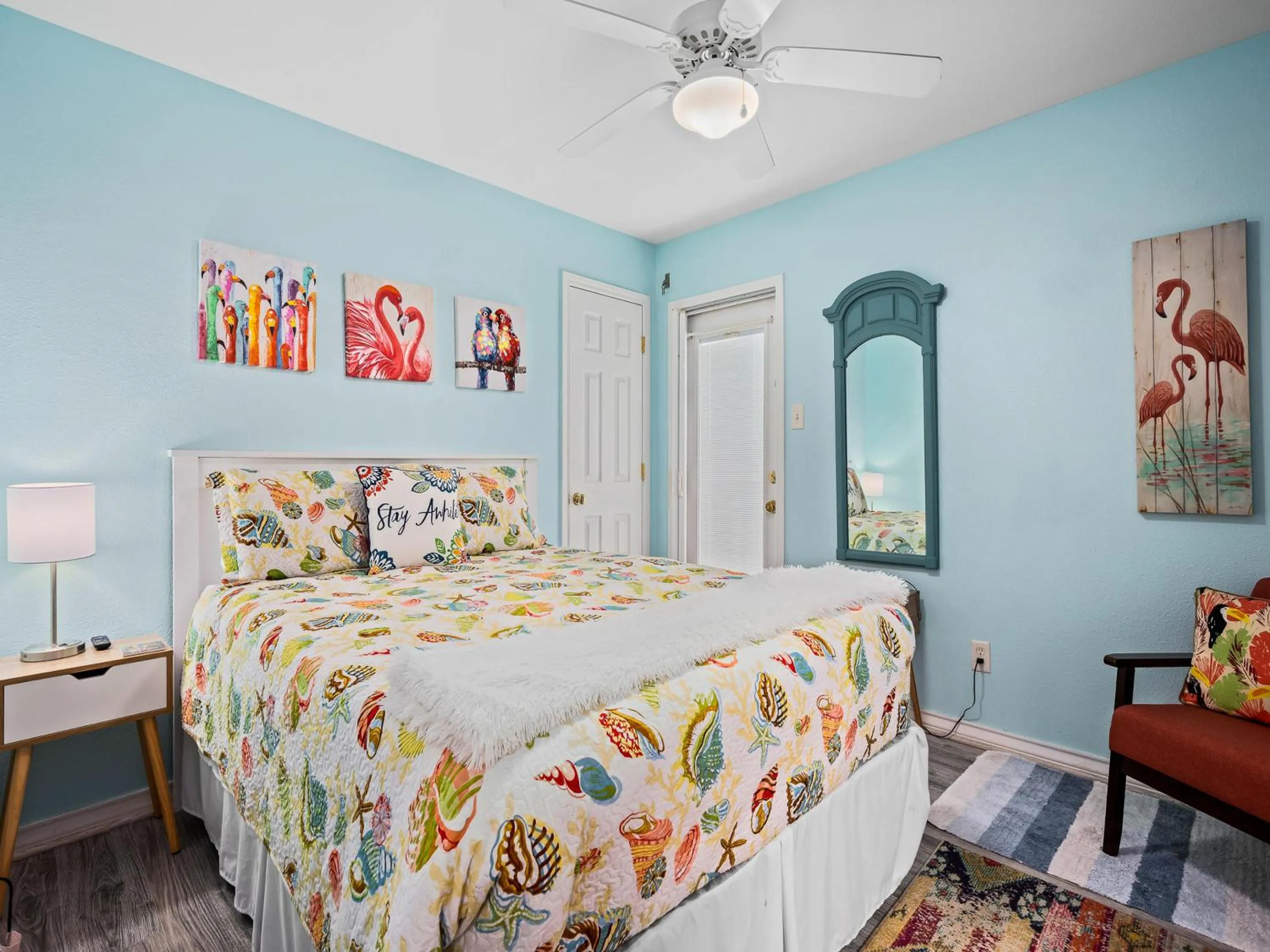 Property building, Bed in Sandy Pants Beach House