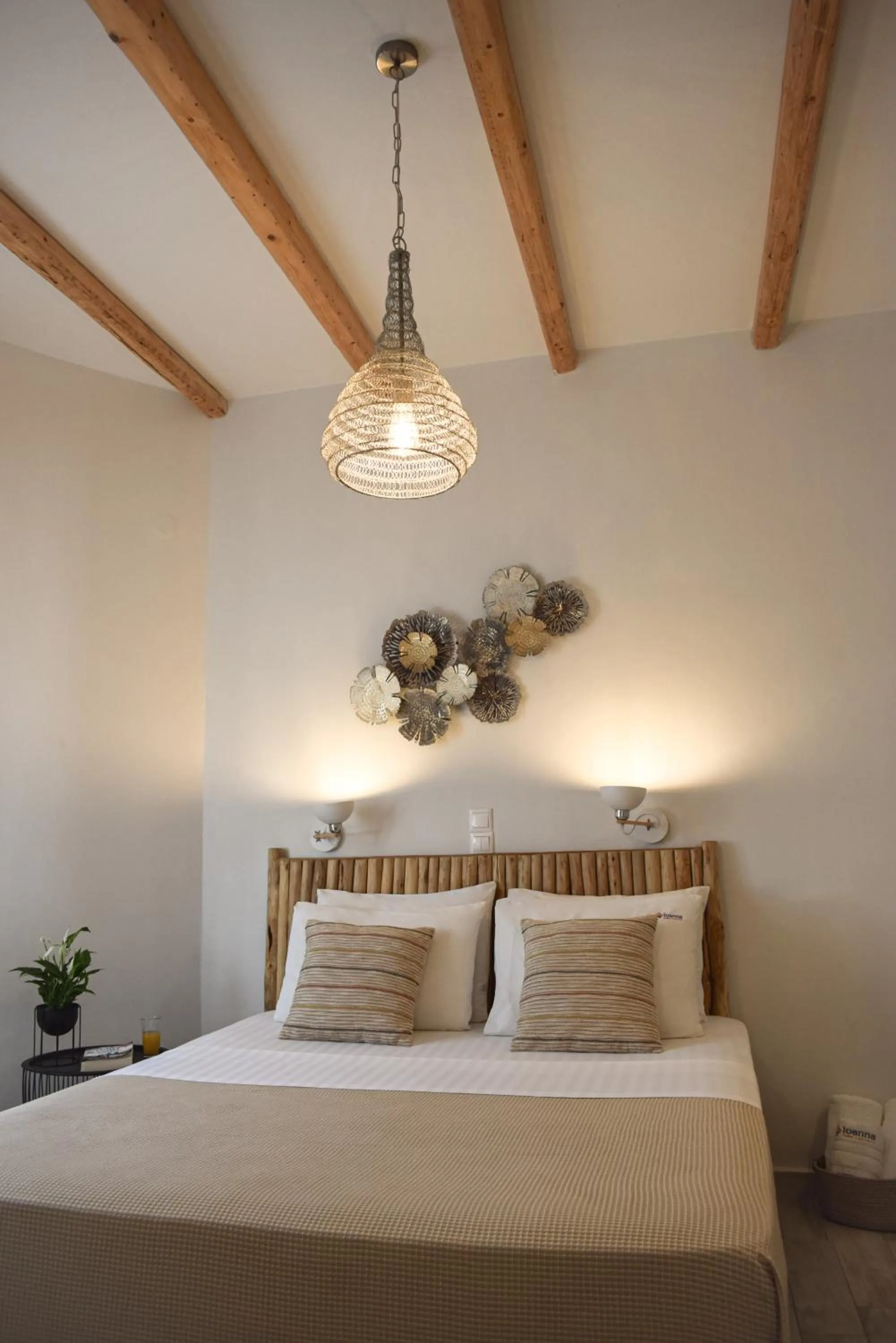 Bed in Ioanna Apartments