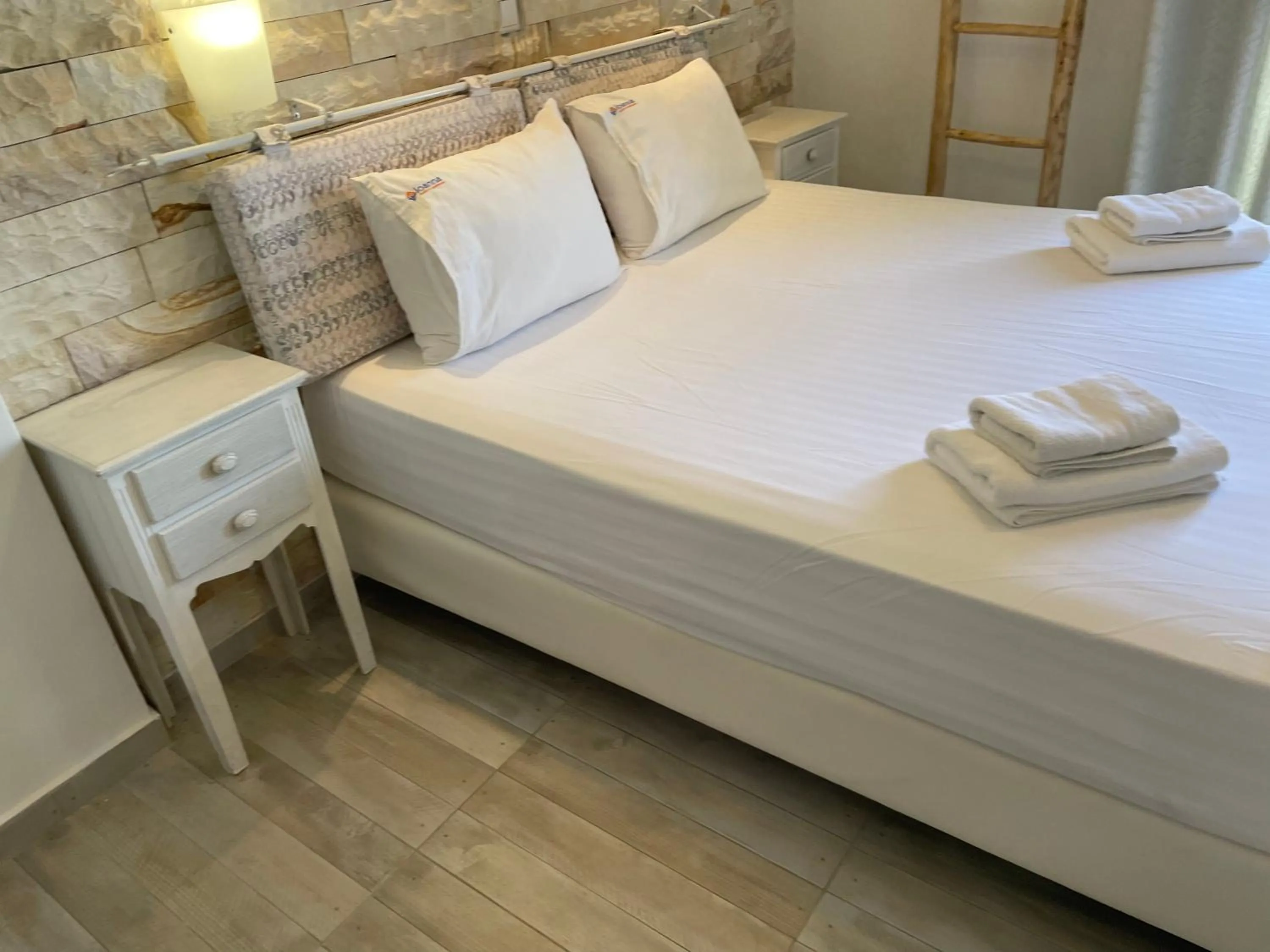 Bed in Ioanna Apartments