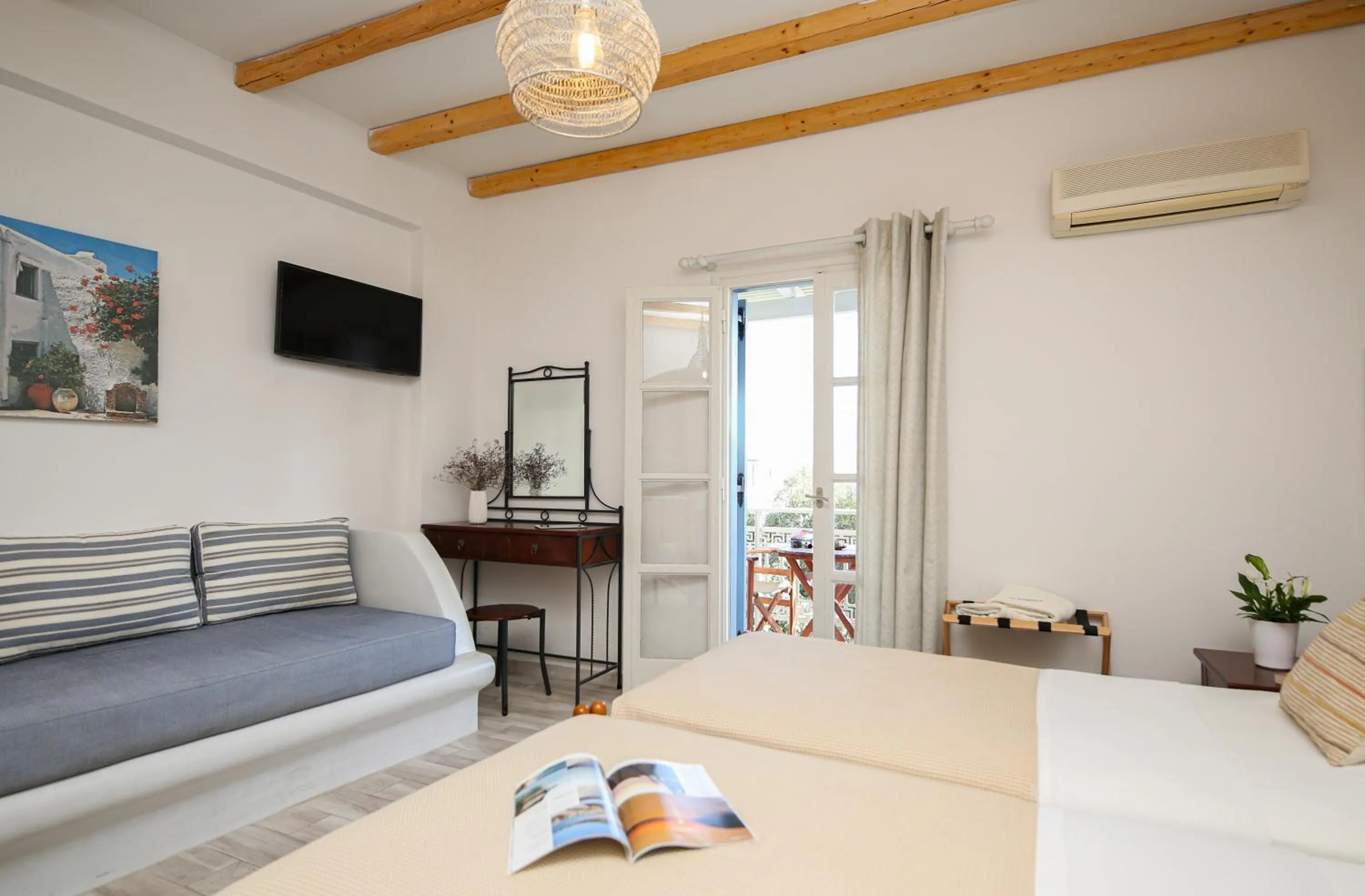 Bed in Ioanna Apartments