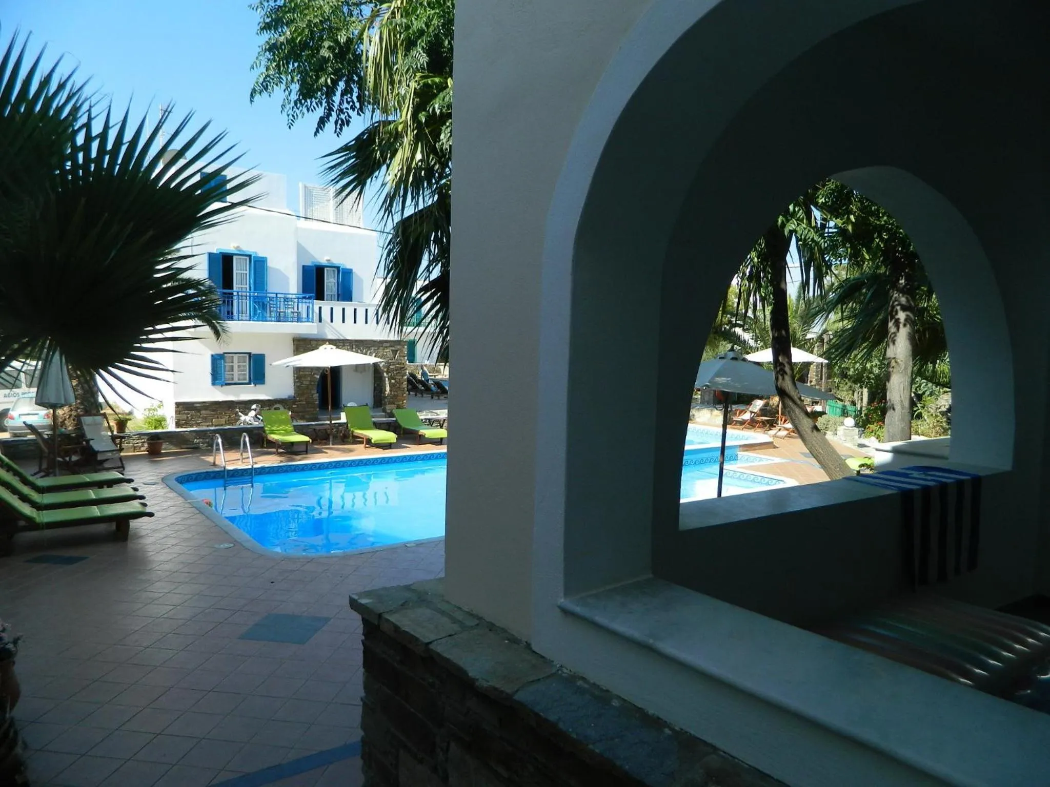 Swimming pool in Ioanna Apartments