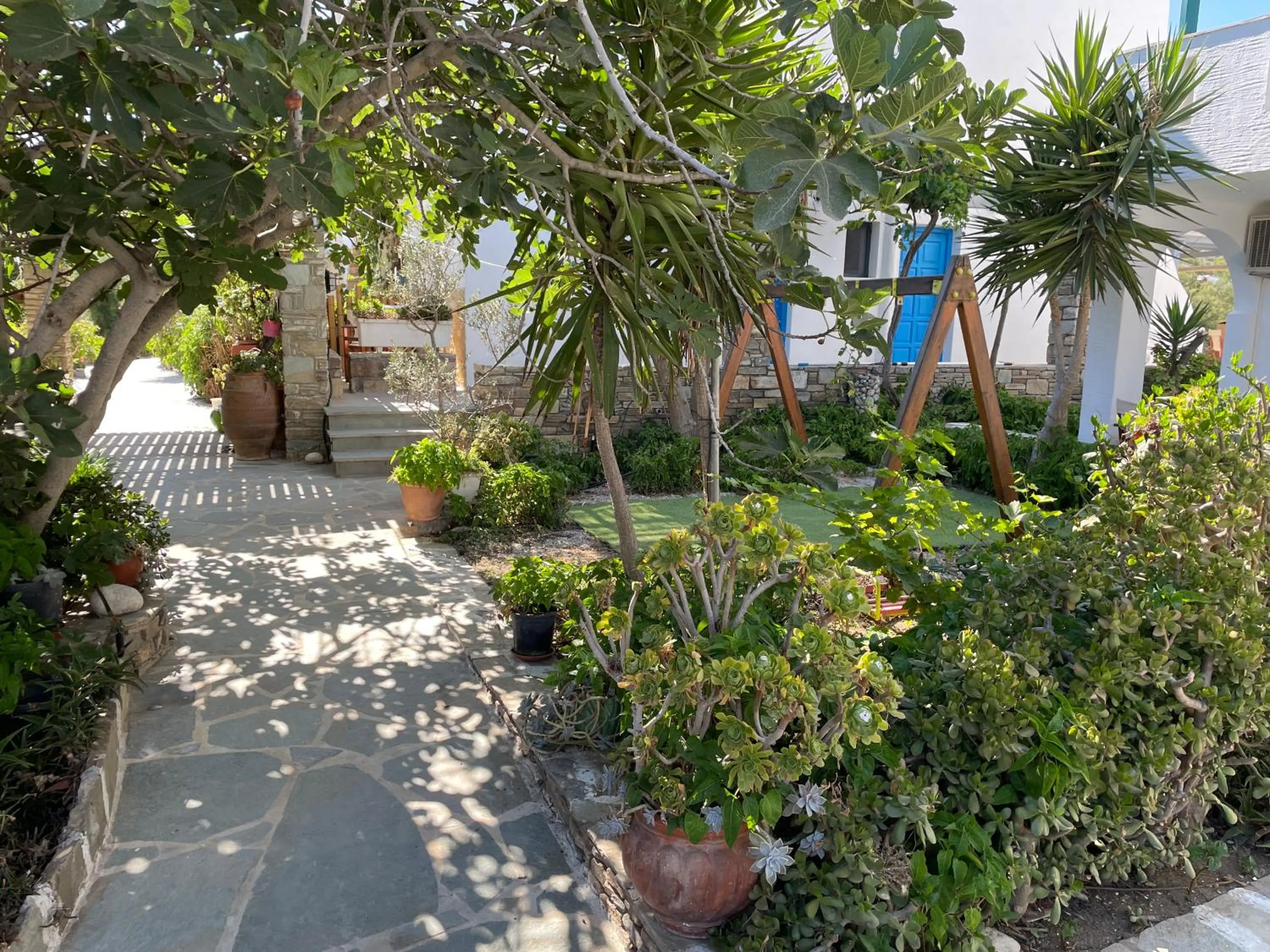 Garden in Ioanna Apartments