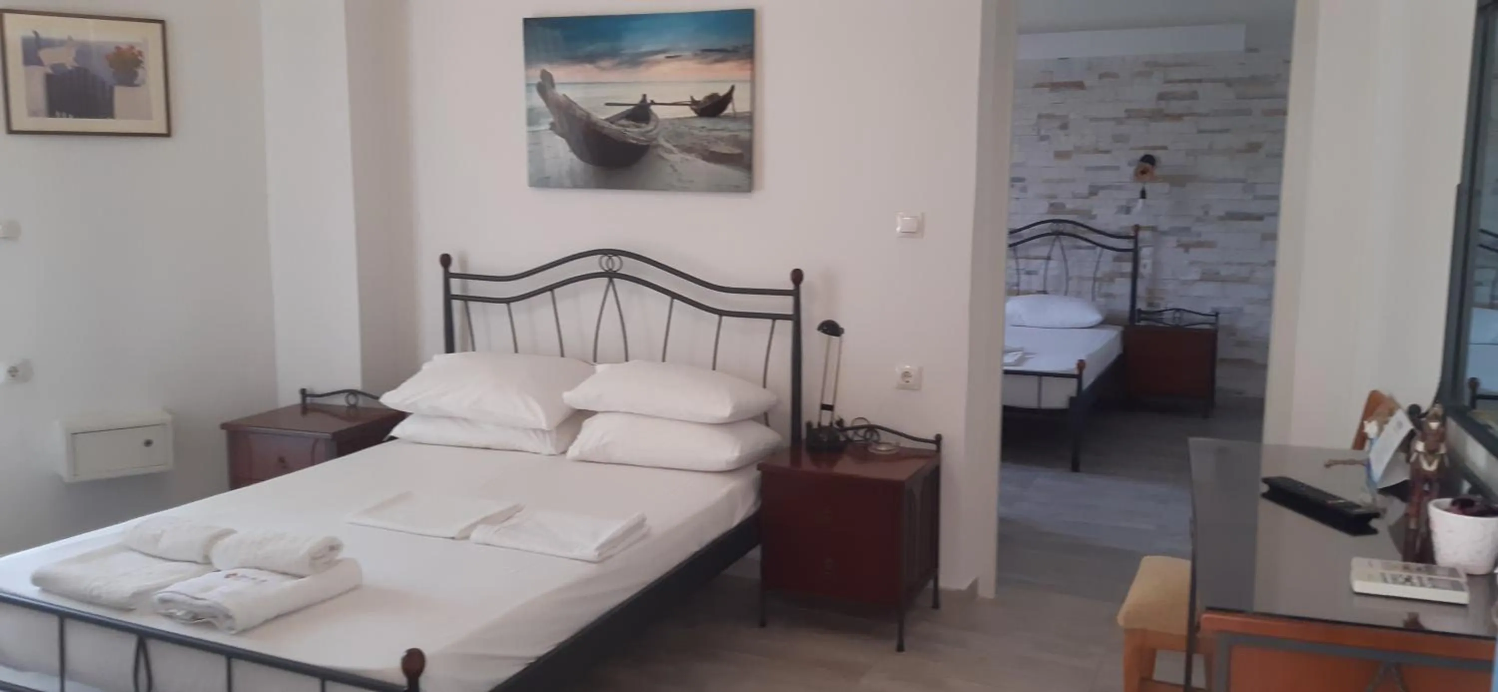 Bed in Ioanna Apartments