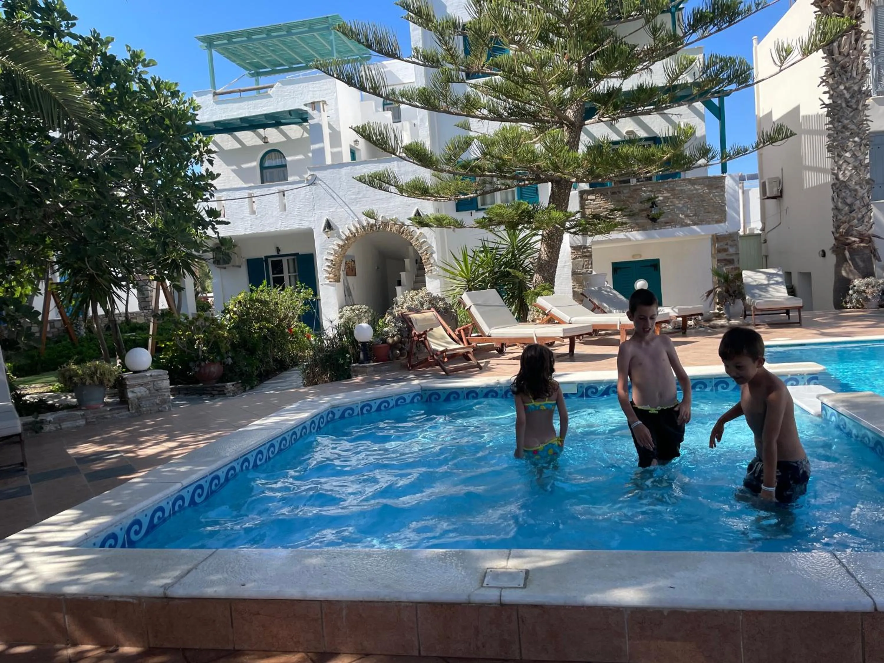Swimming pool in Ioanna Apartments