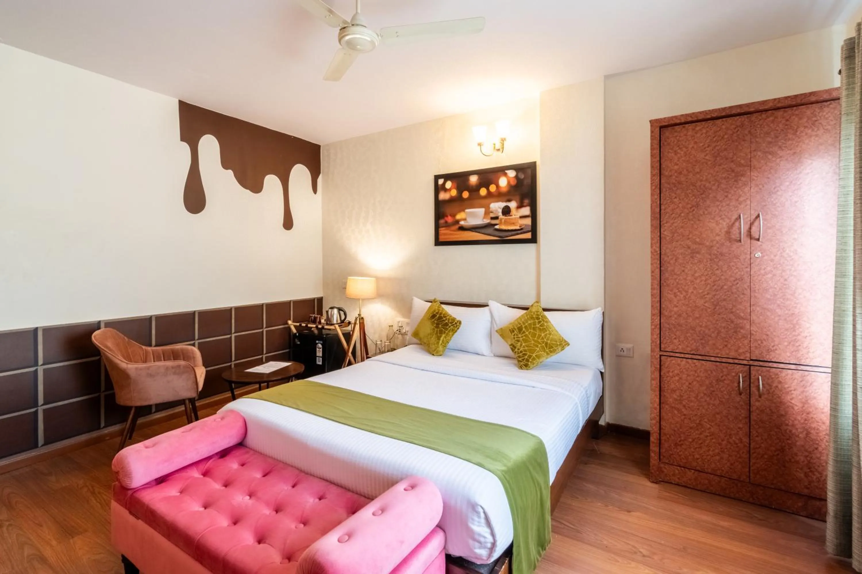 Bed in Chocolat house