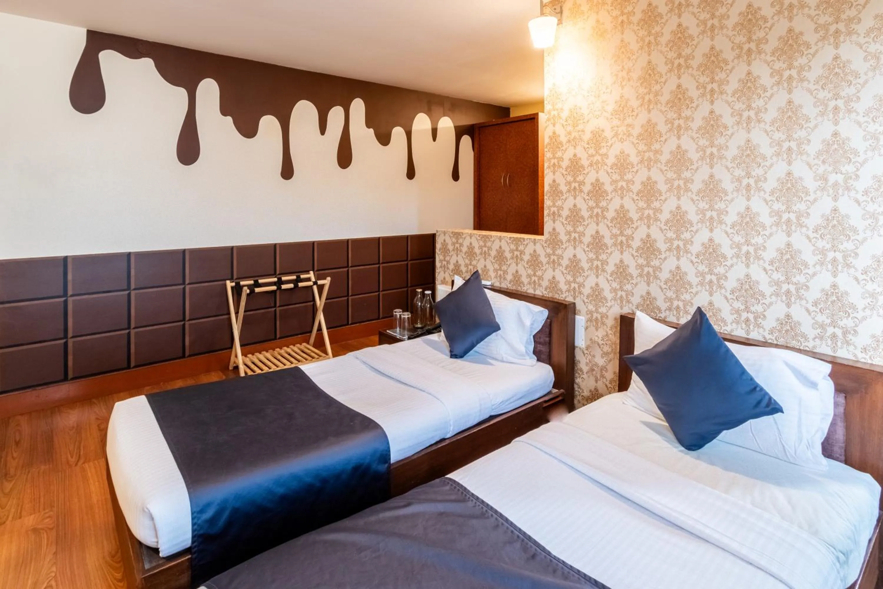 Bed in Chocolat house