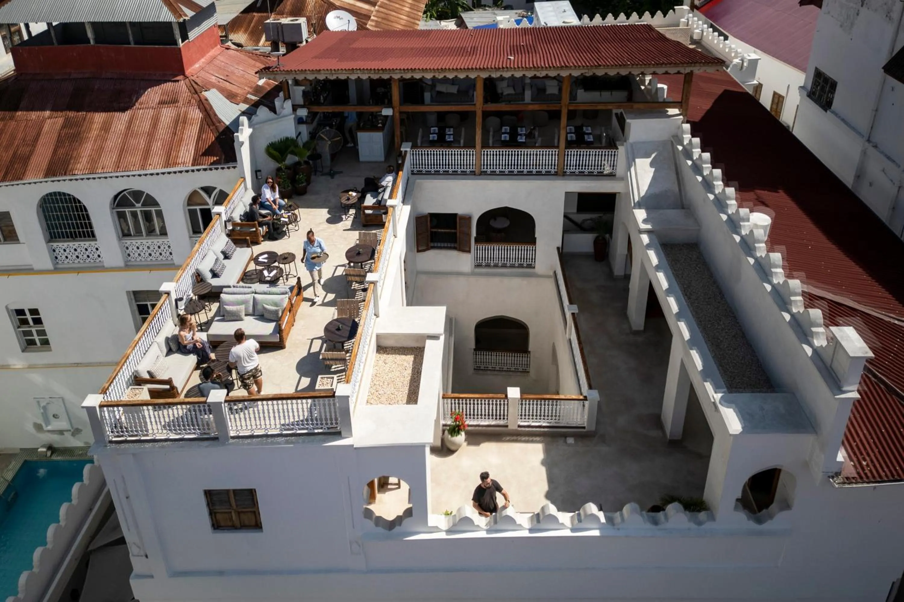 Restaurant/places to eat in The Neela Boutique Hotel Stone Town