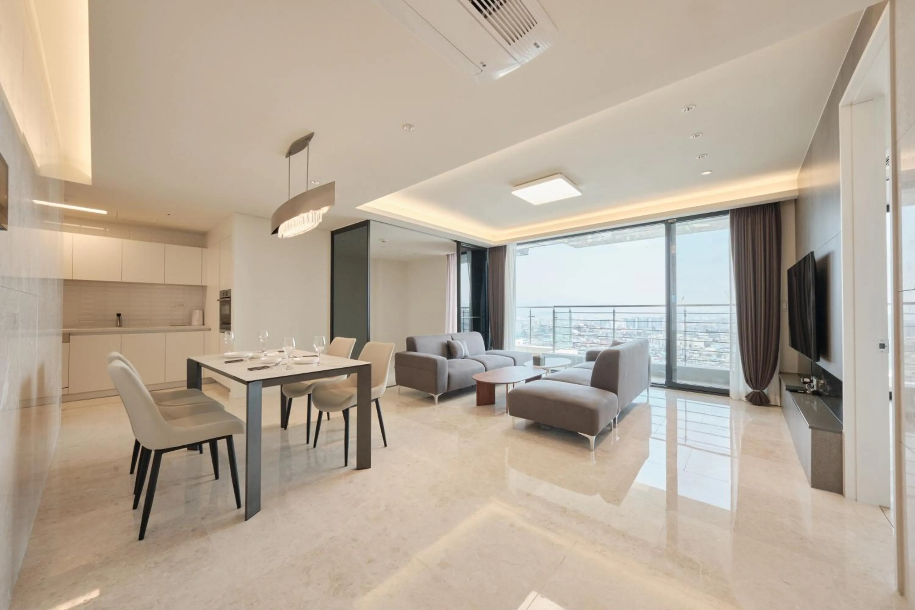 Living room in UH FLAT Signature DAEGU