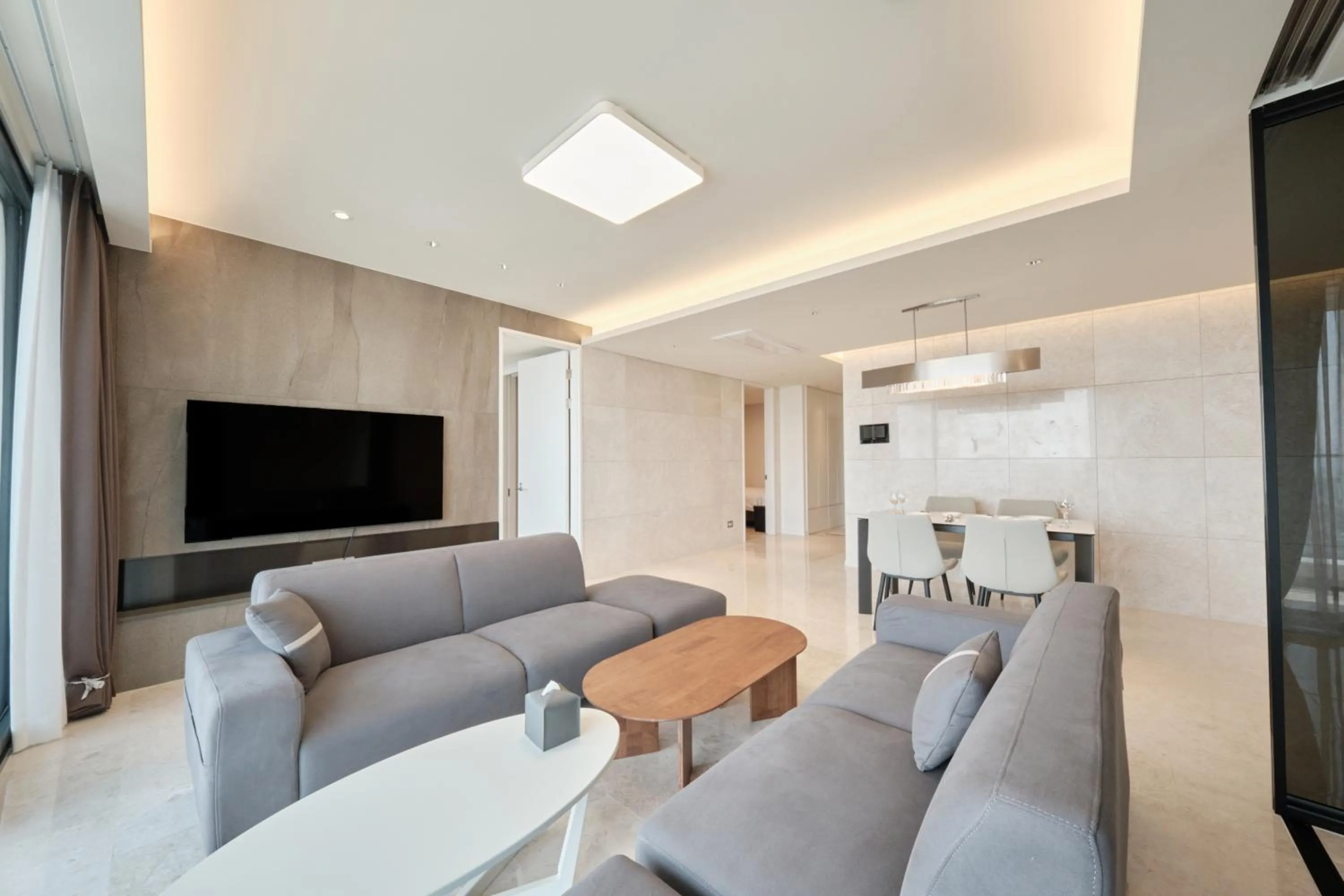 Living room in UH FLAT Signature DAEGU