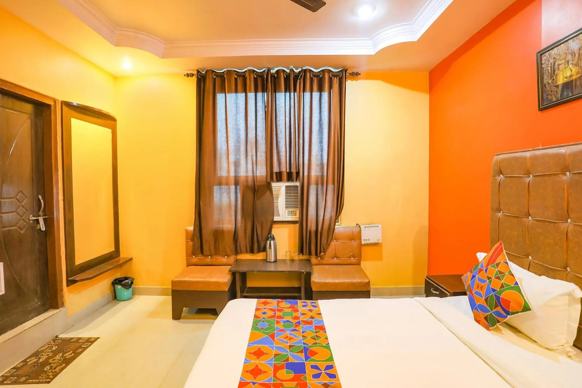 Bedroom, Bed in FabHotel DPS International
