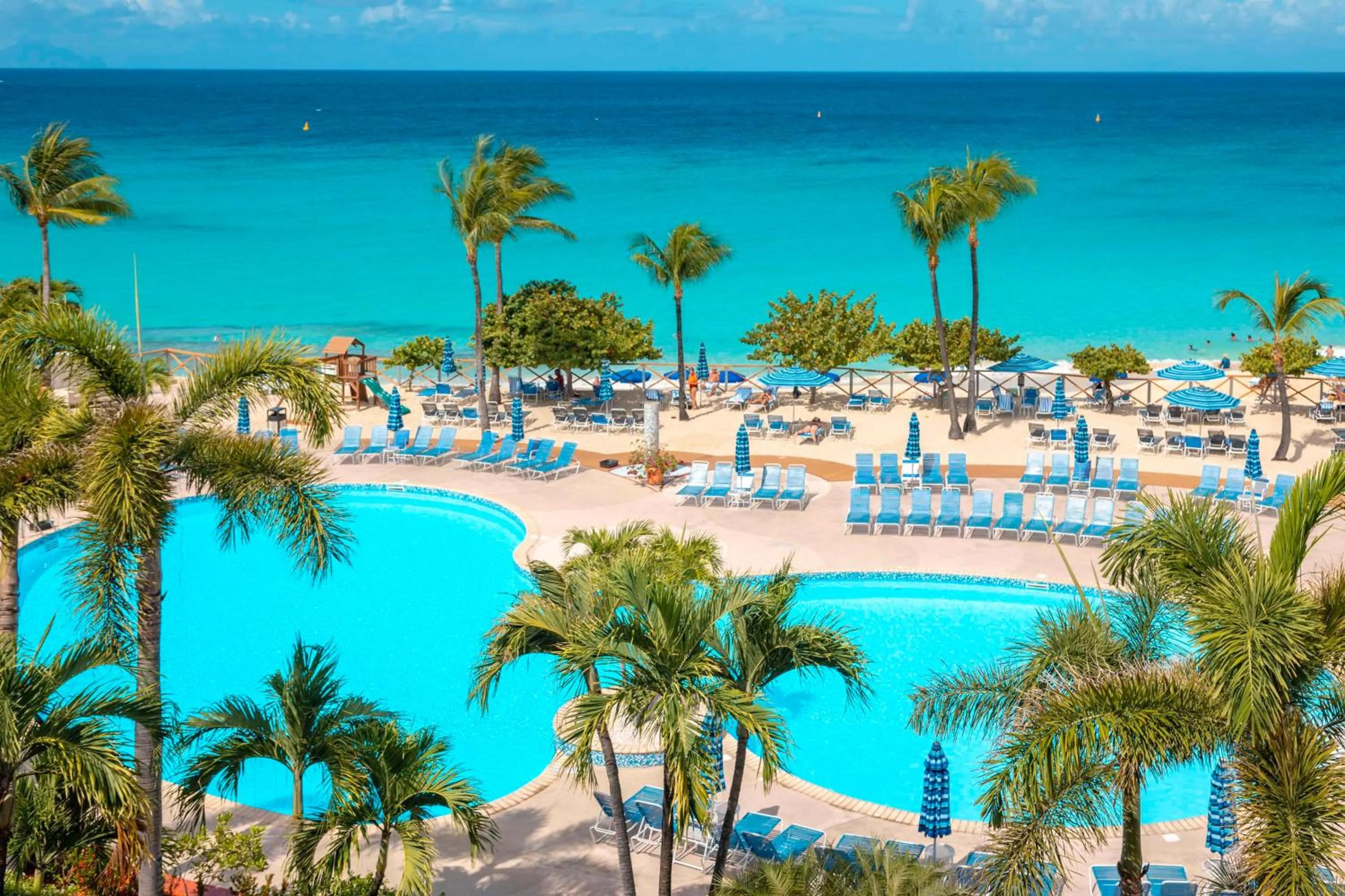 Pool view in Royal Islander Club Resort La Plage