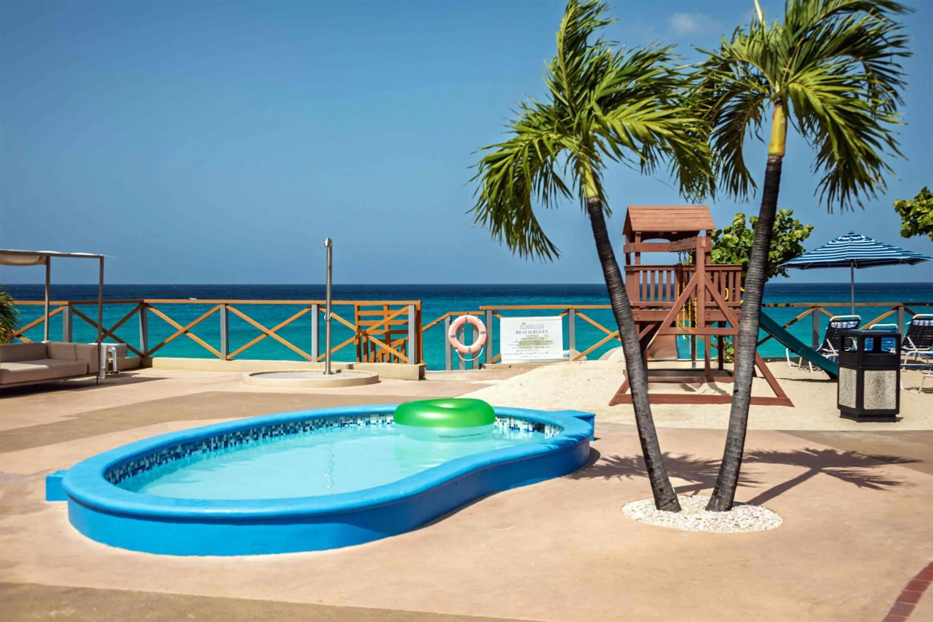 Pool view in Royal Islander Club Resort La Plage
