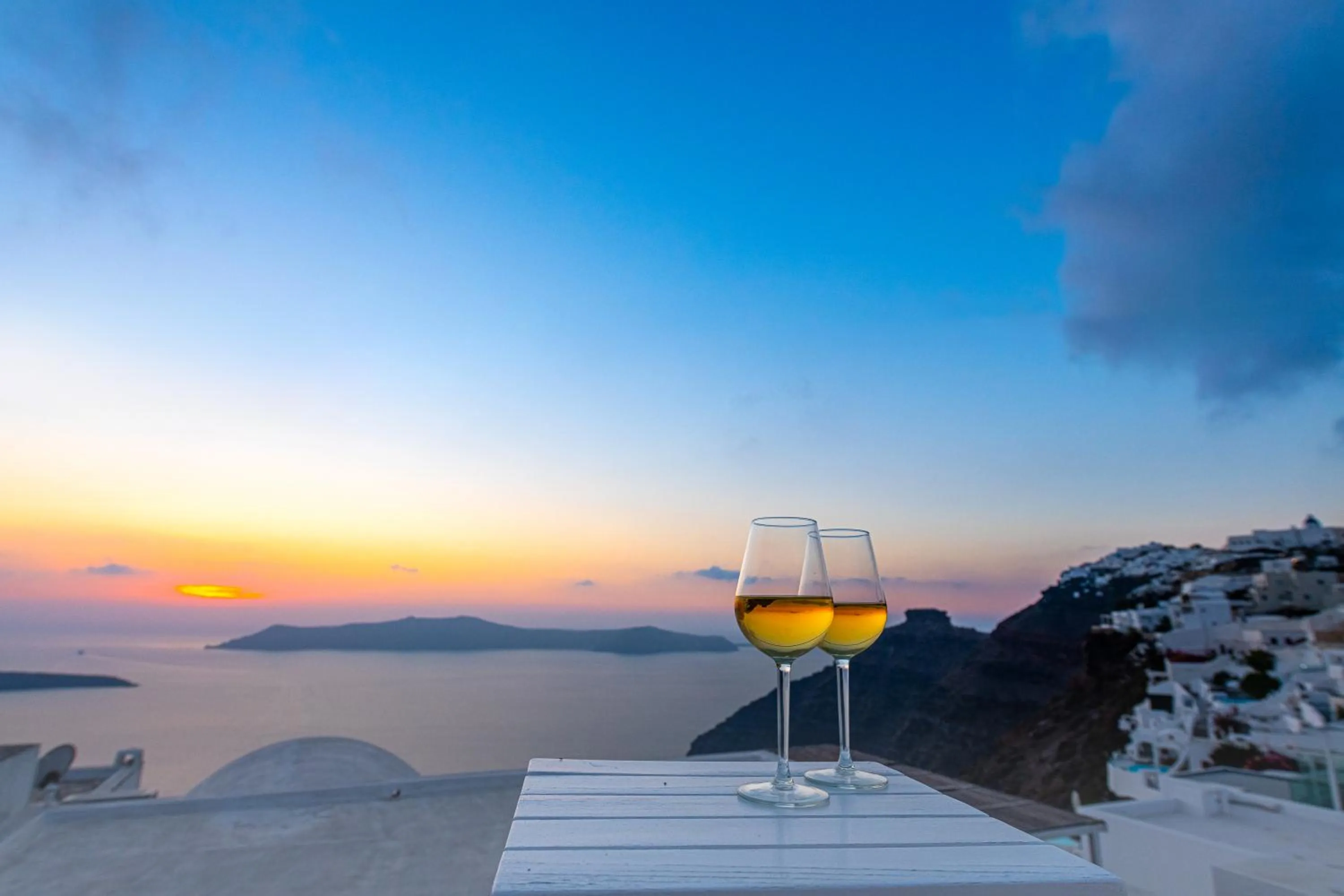 Natural landscape in Reverie Santorini Hotel