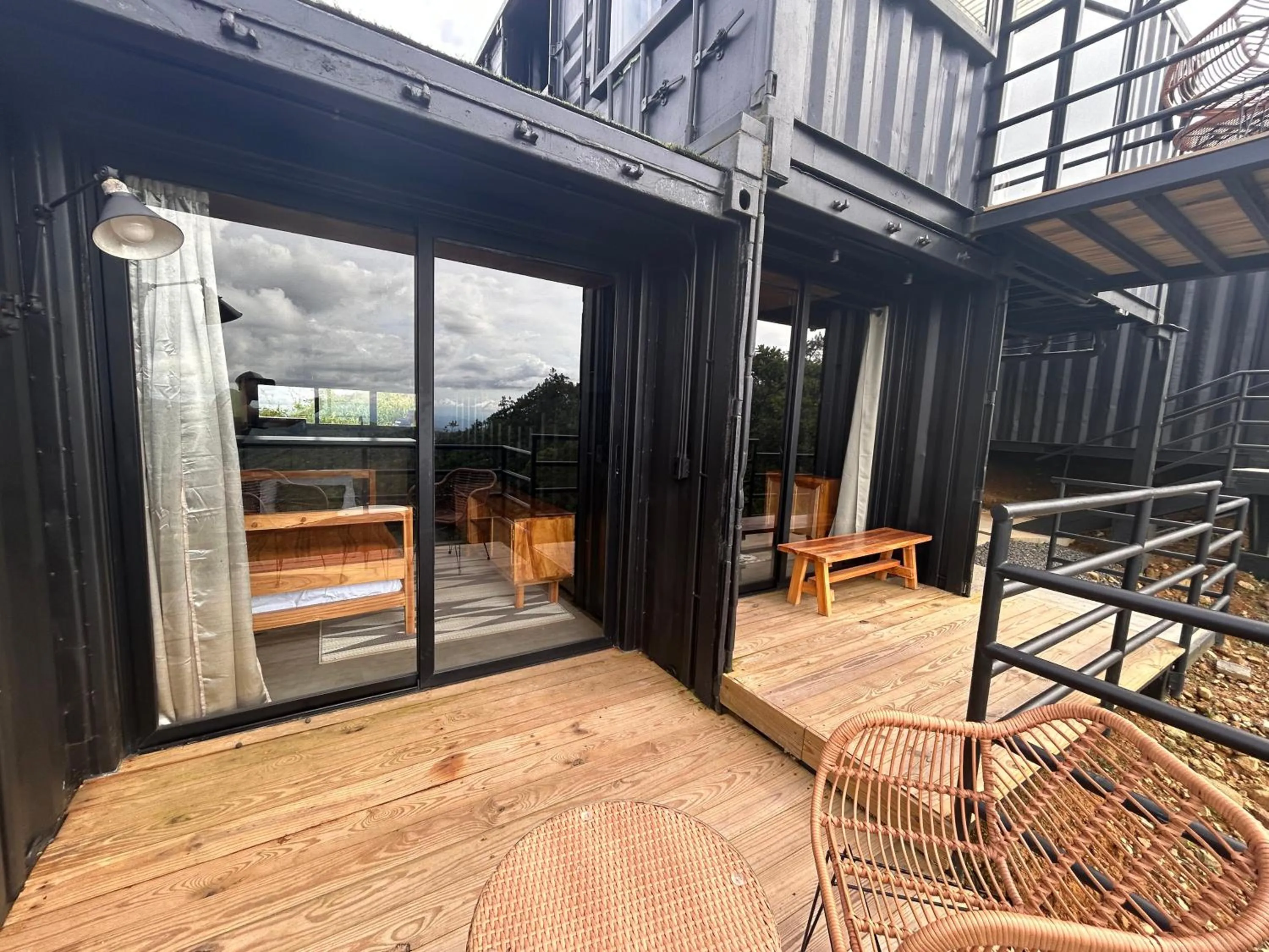Balcony/Terrace in Nomada Republic Hotel El valle