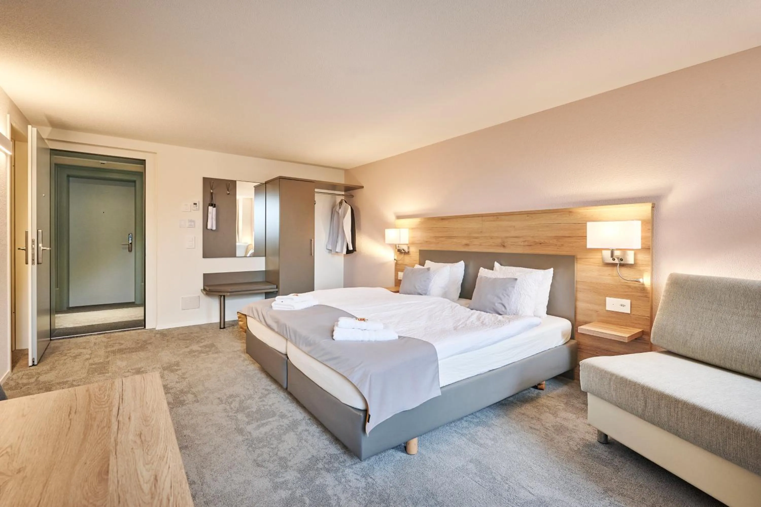 Bed in Aparthotel Krone - Self Check-In