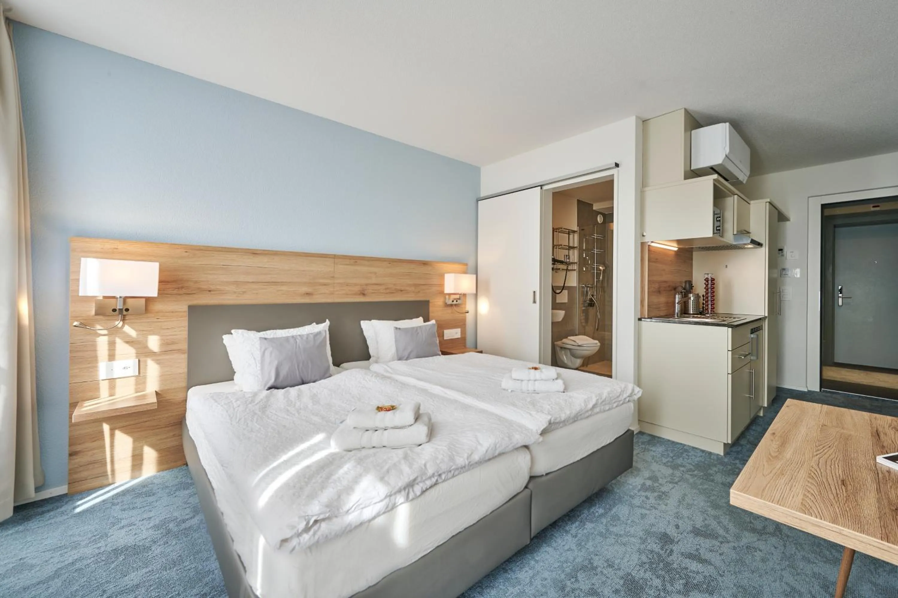 Bed in Aparthotel Krone - Self Check-In