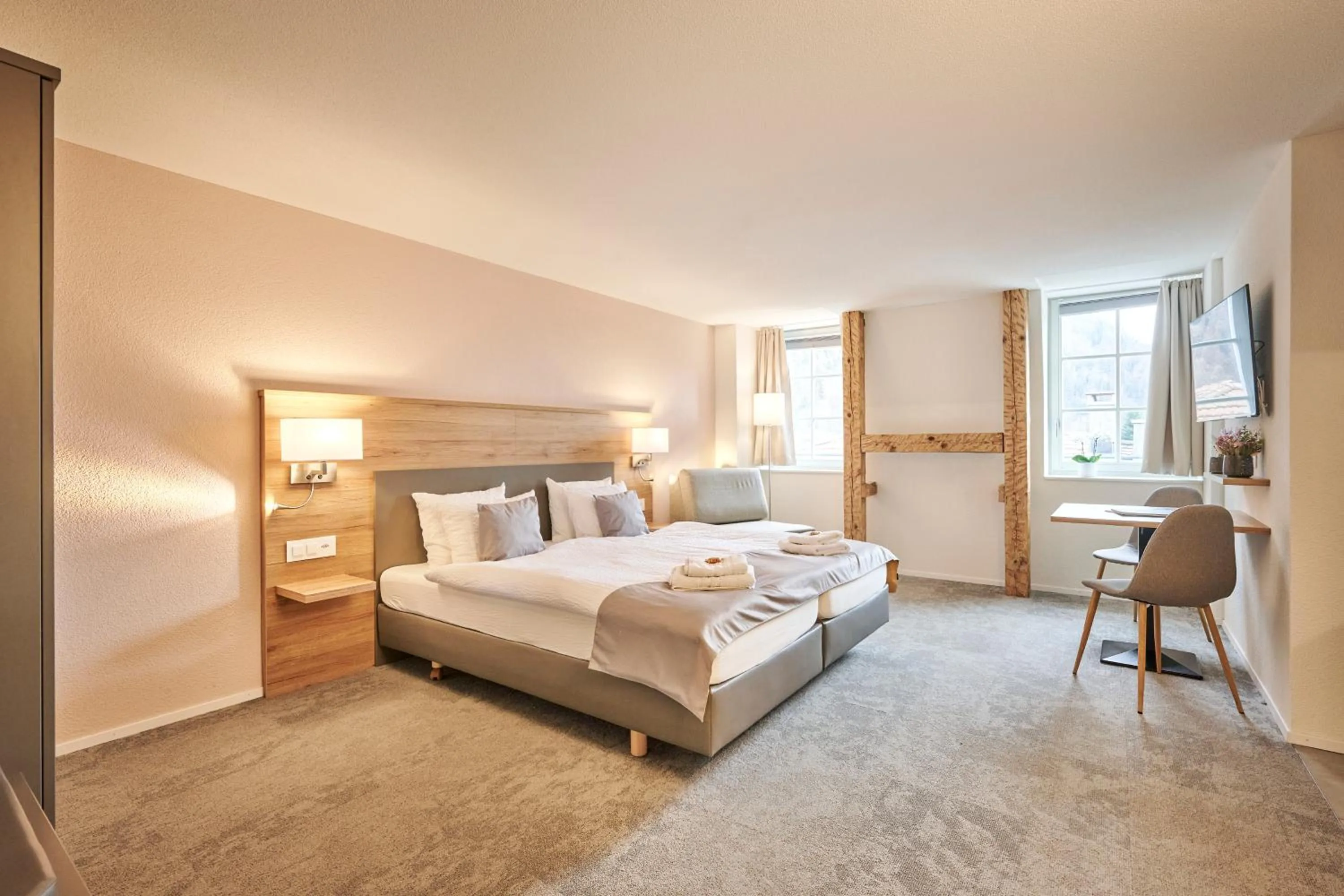 Bed in Aparthotel Krone - Self Check-In