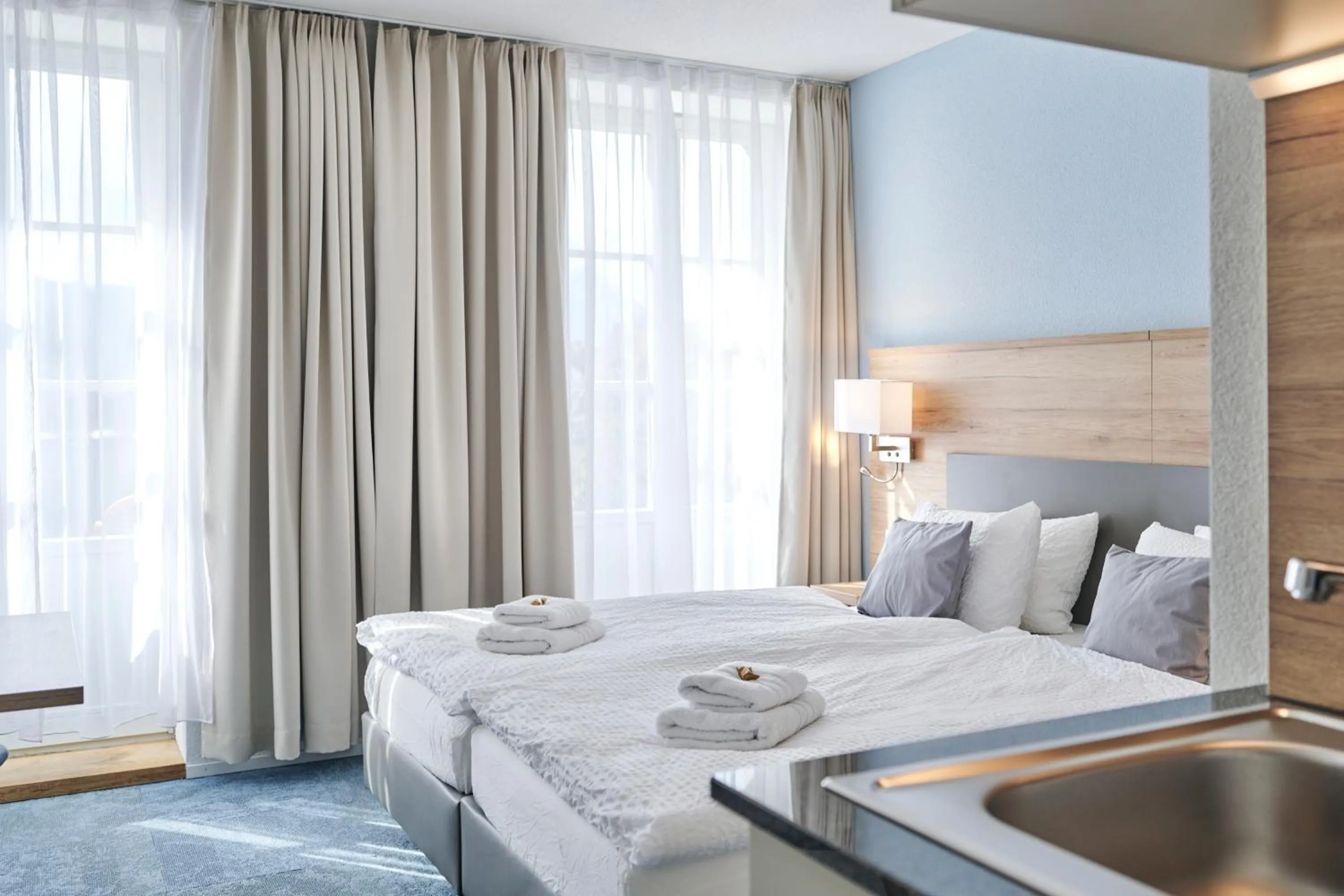 Bed in Aparthotel Krone - Self Check-In