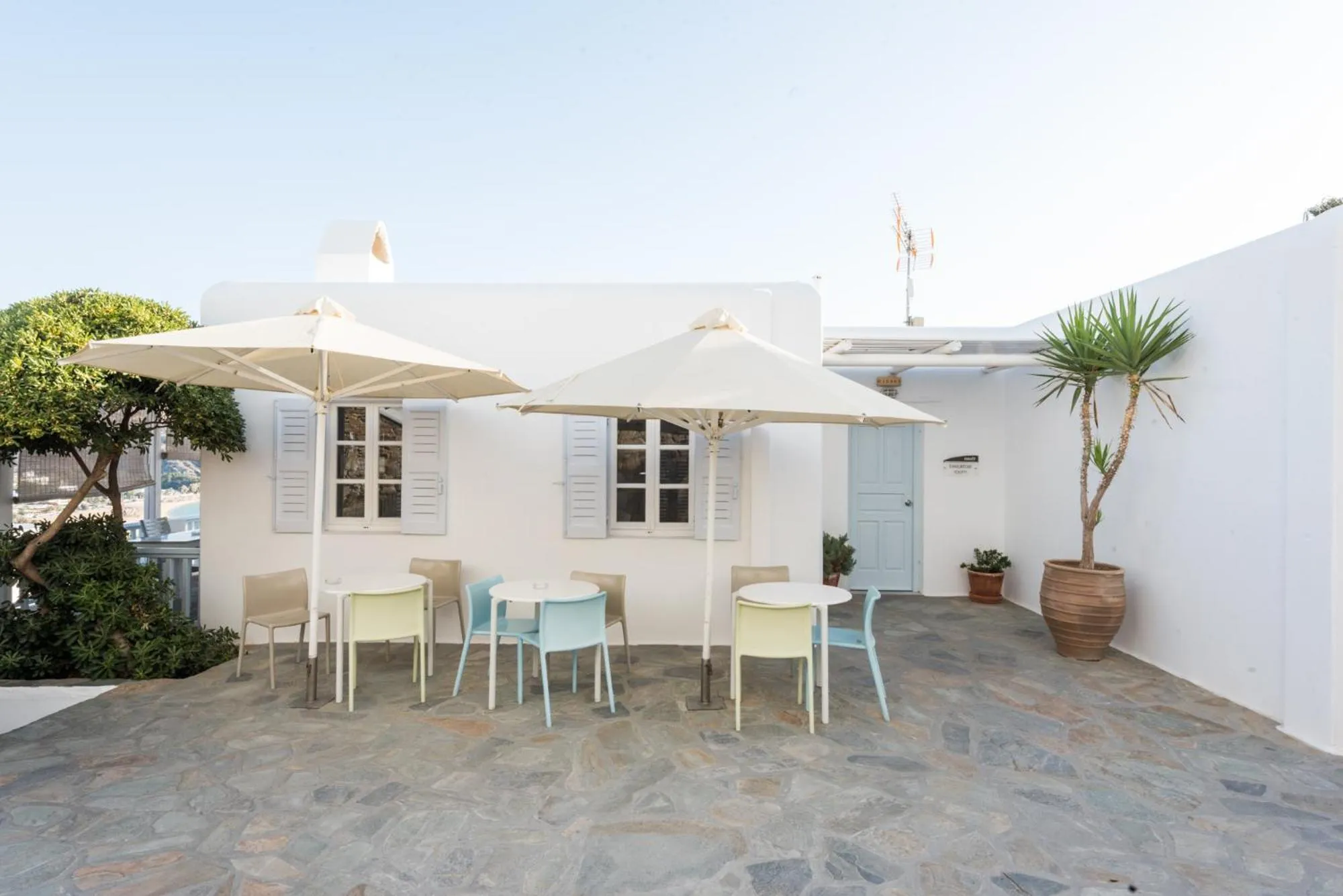 Patio in Far Out Hotel & Spa