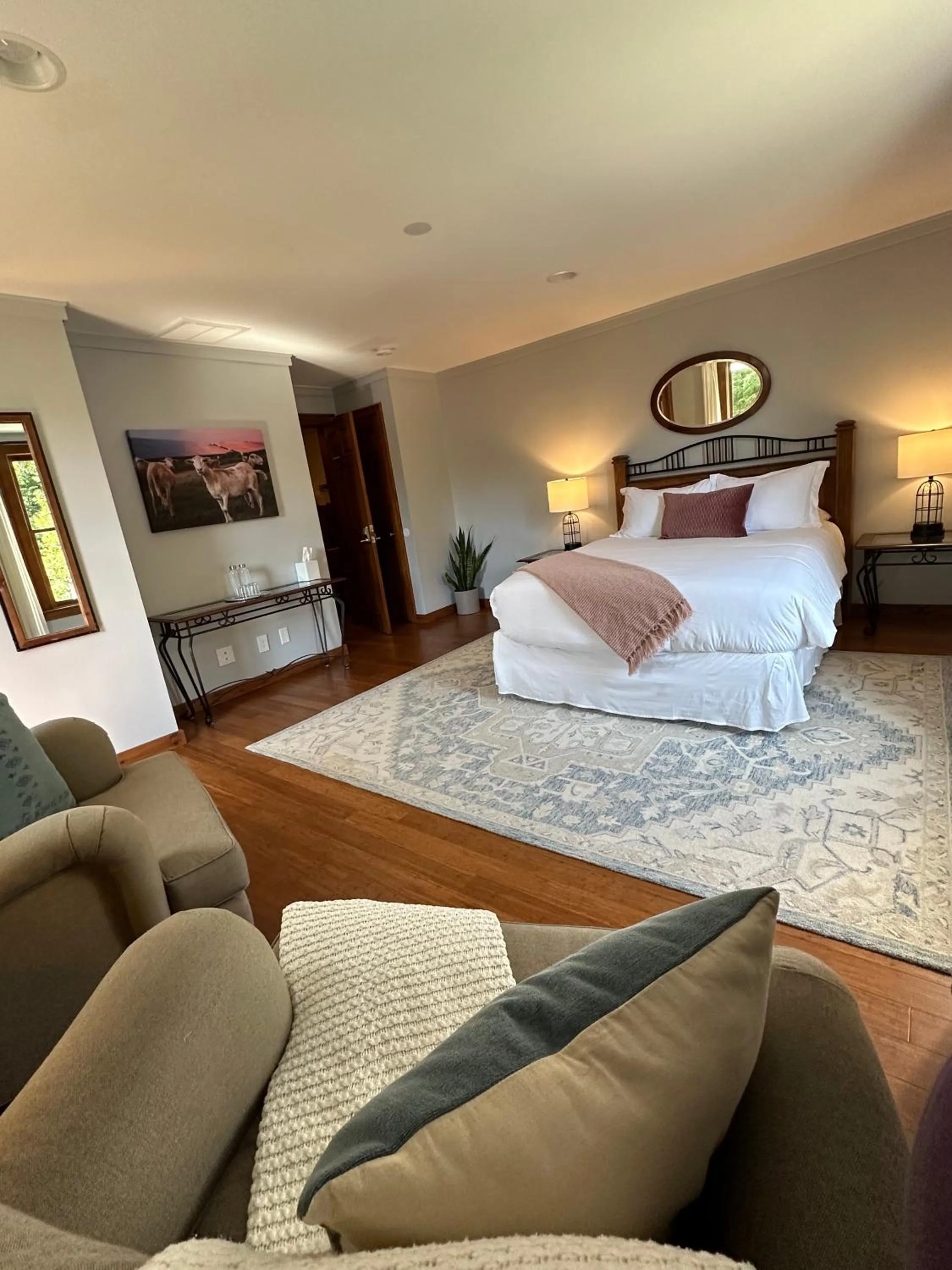 Bed in Lovill House Inn