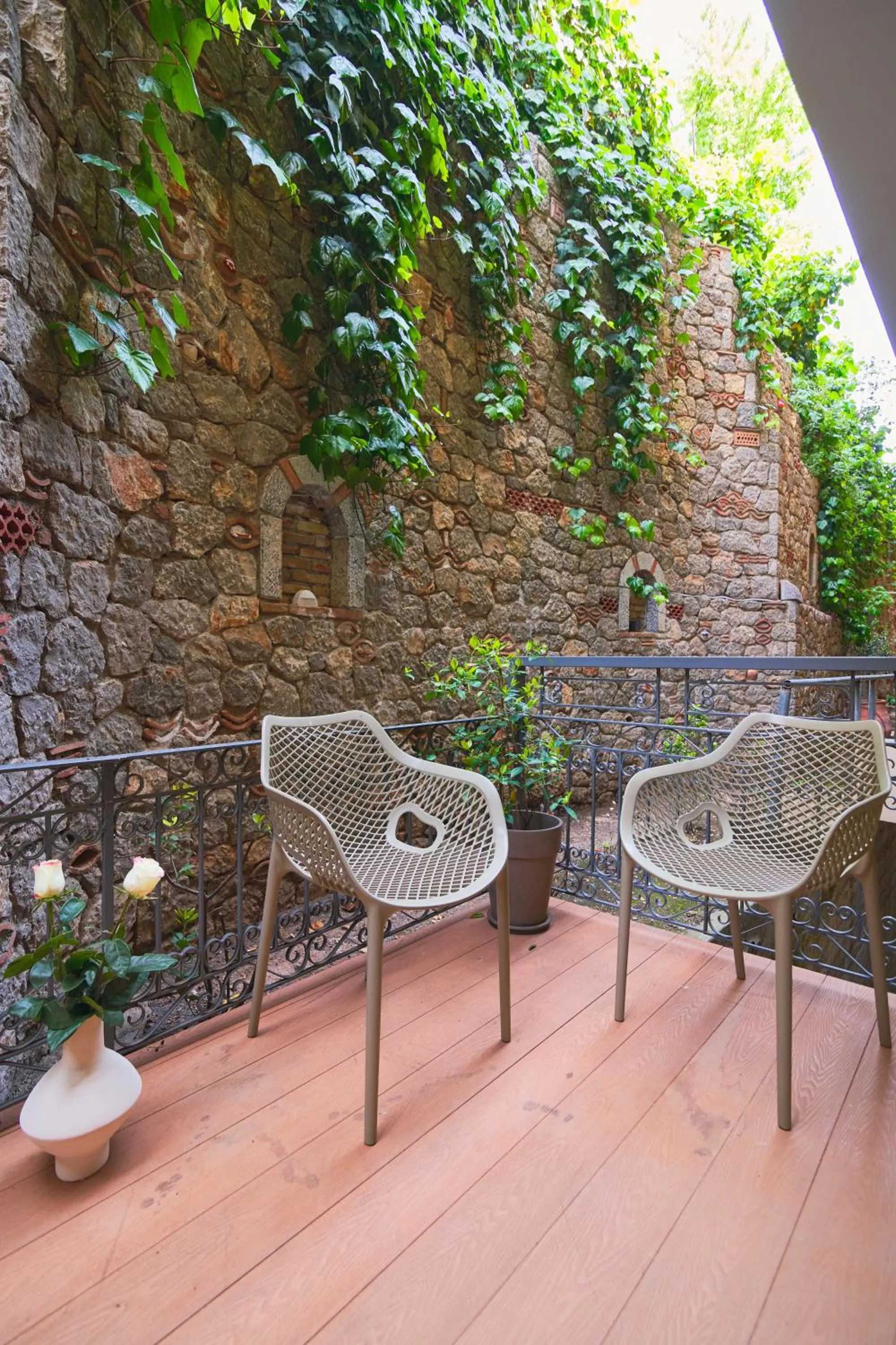 Balcony/Terrace in Fedriades Delphi Hotel