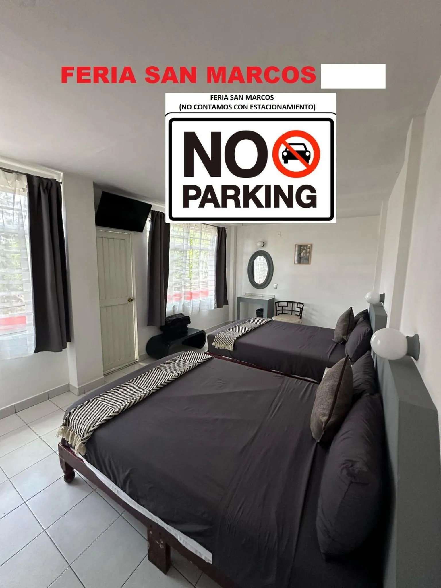 Bed in Hotel Posada Jardín Aguascalientes