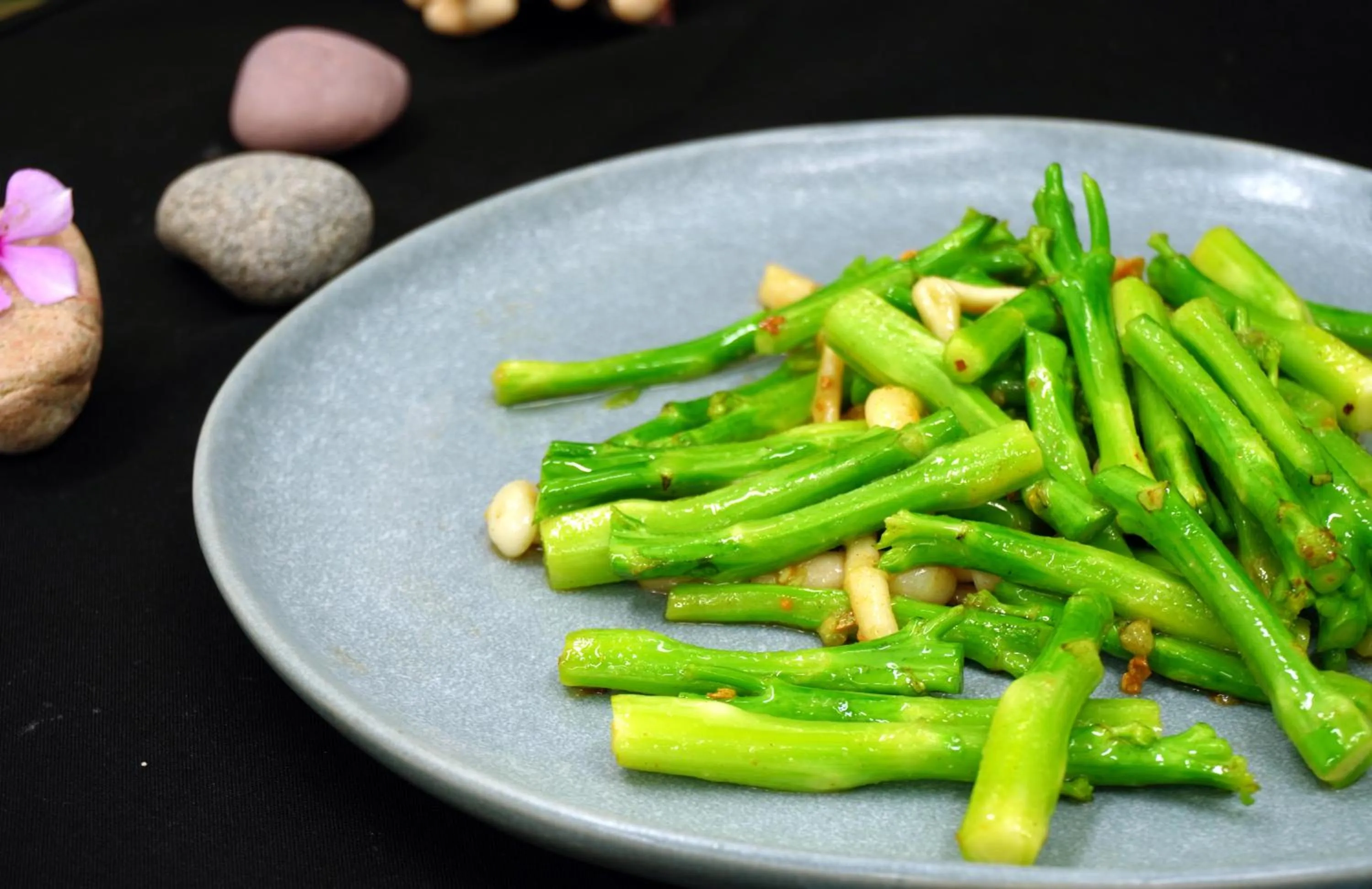 Food close-up in Escale International Hotel