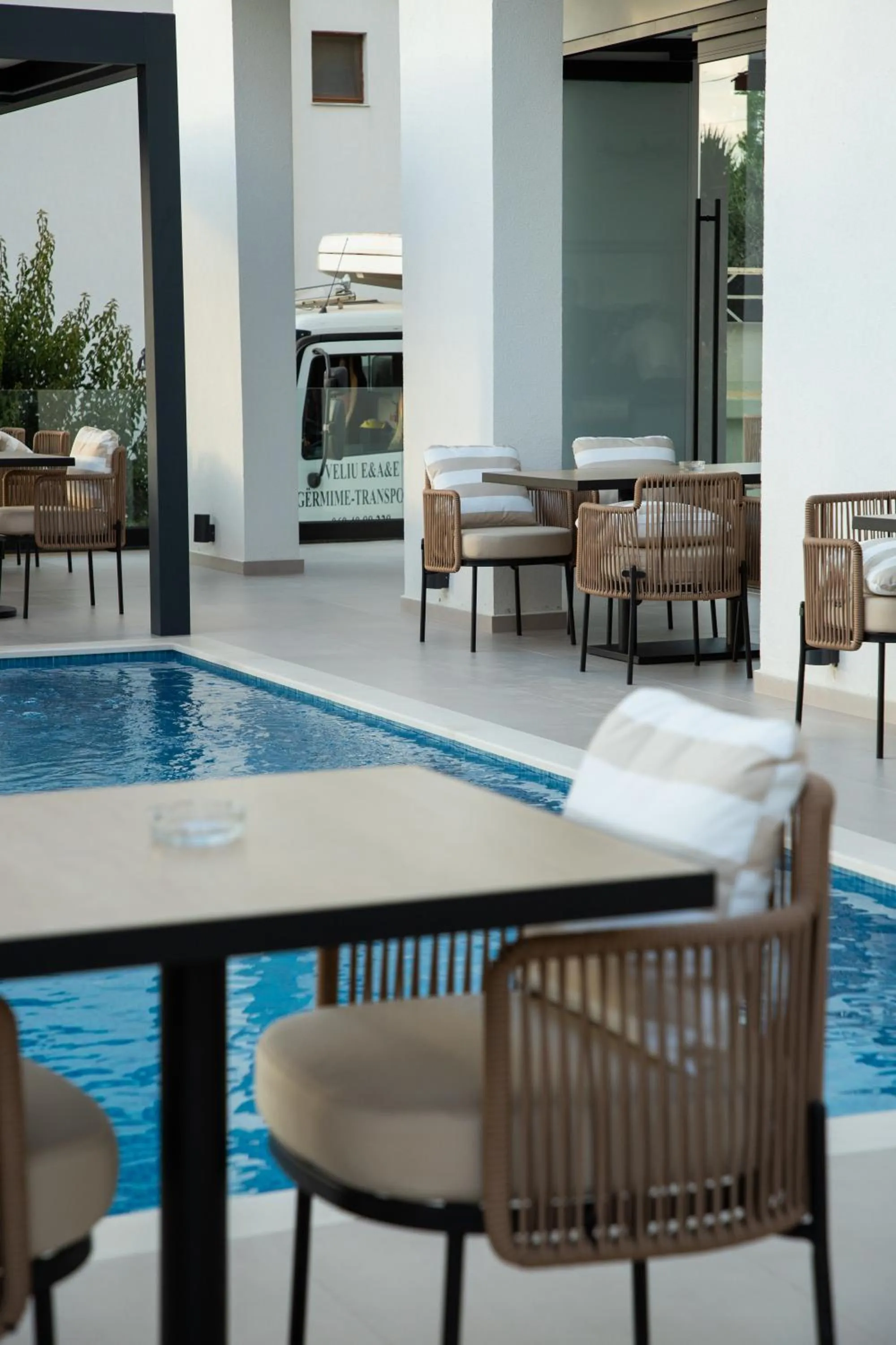 Pool view in Colosseum Hotel