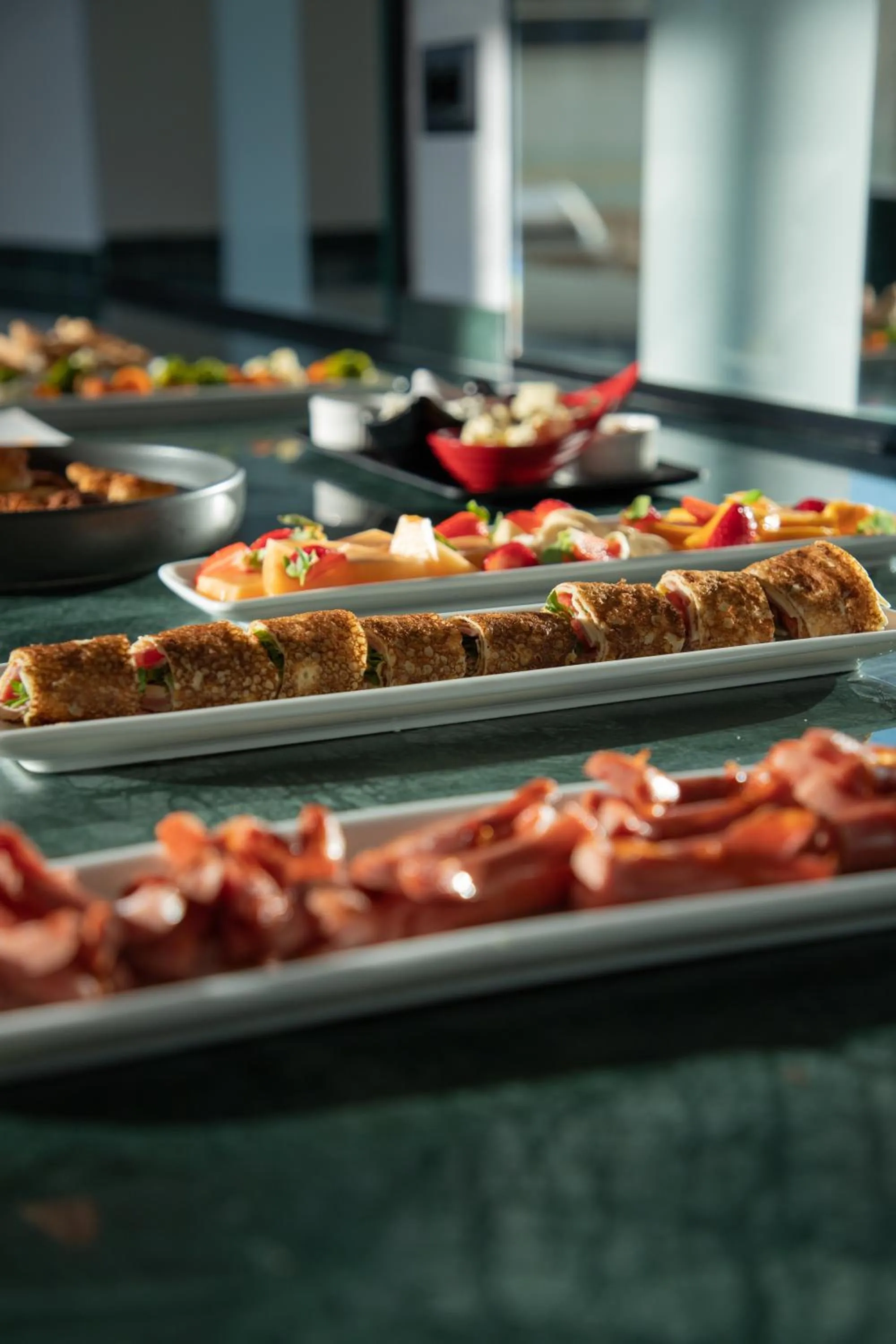 Buffet breakfast in Colosseum Hotel