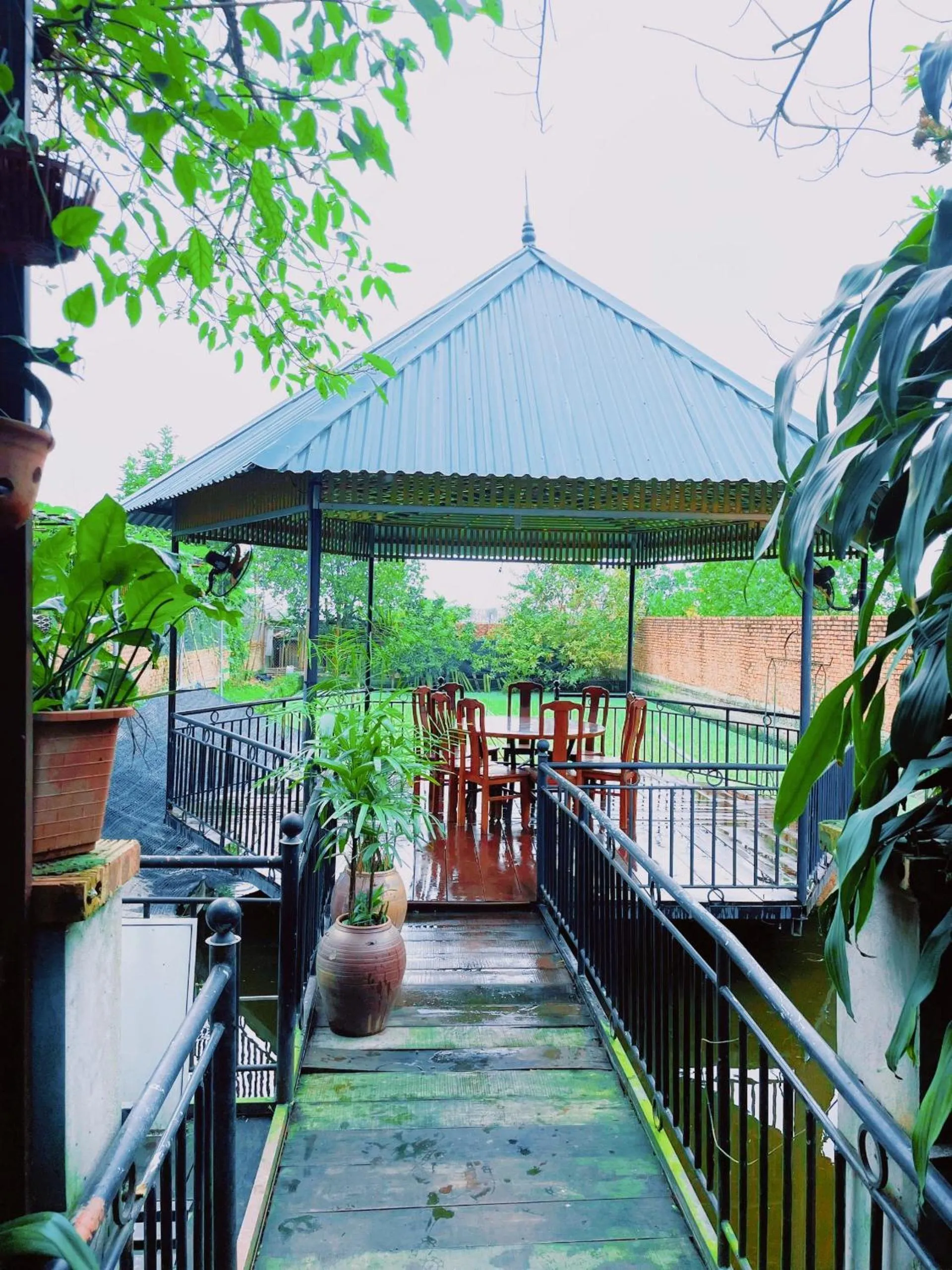 Garden view in Vani's Home