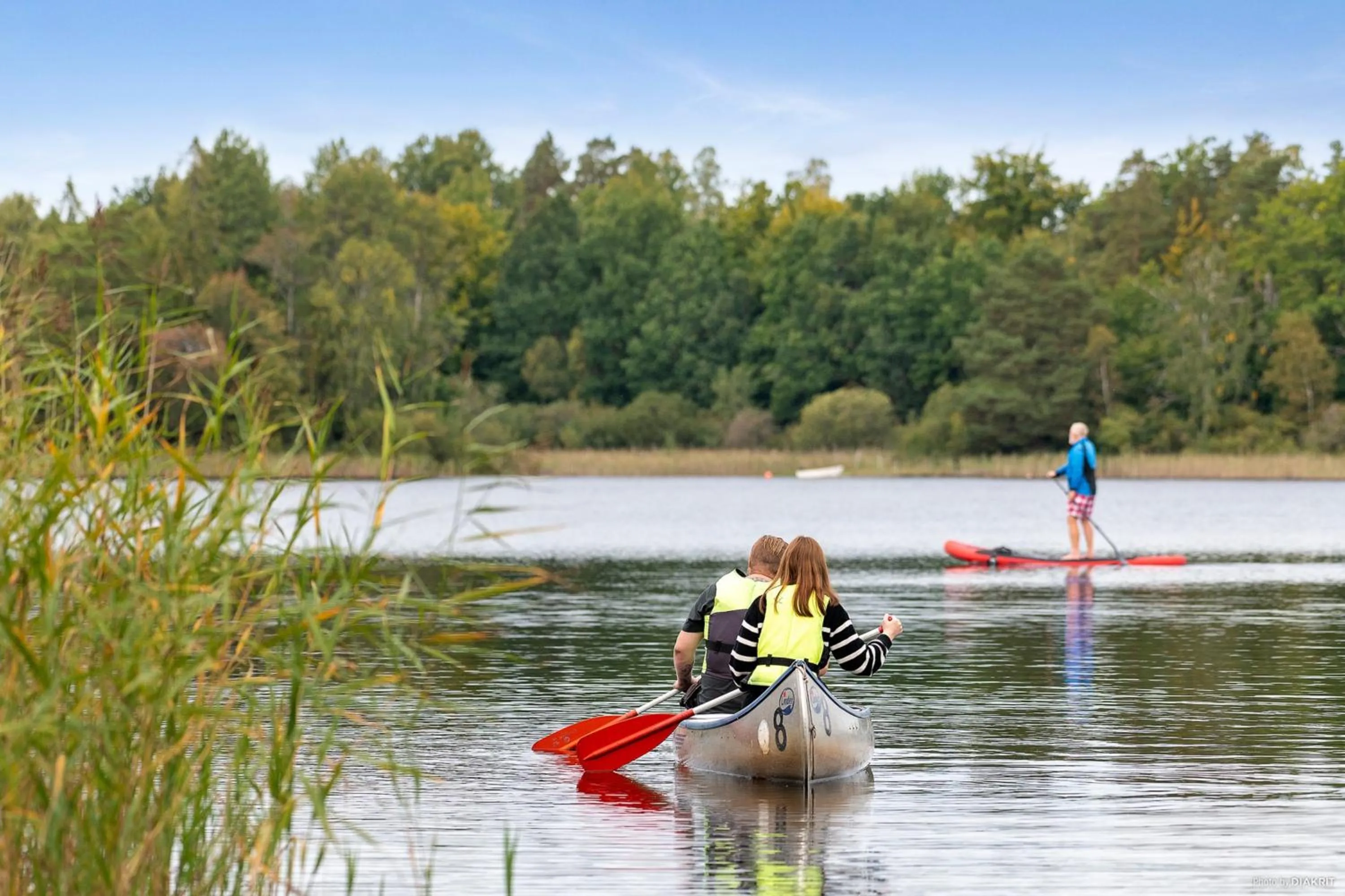 Canoeing in First Camp Sjöstugan - Älmhult