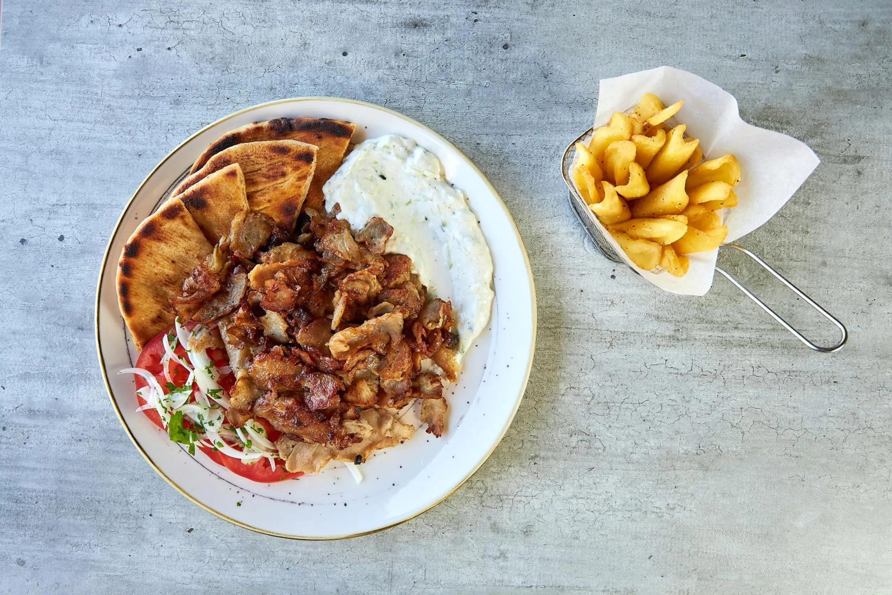 Food in Elounda Ilion Hotel Bungalows