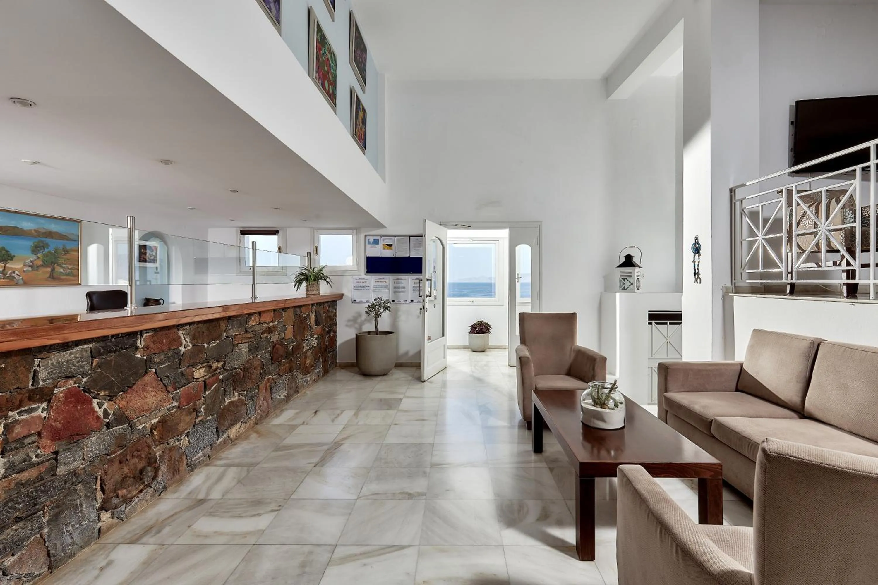 Lobby or reception, Lobby/Reception in Elounda Ilion Hotel Bungalows