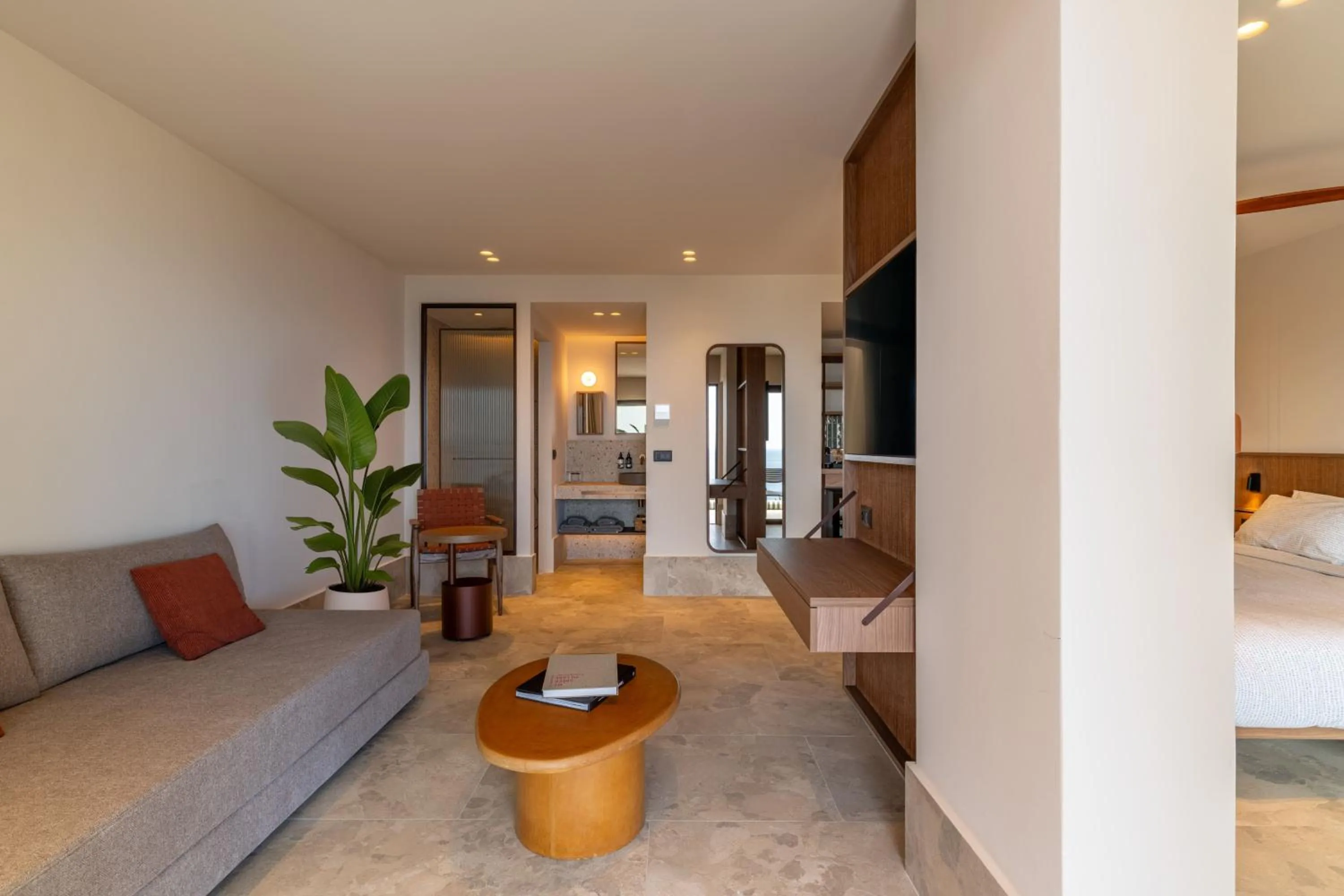 Bed in INNSiDE Elounda