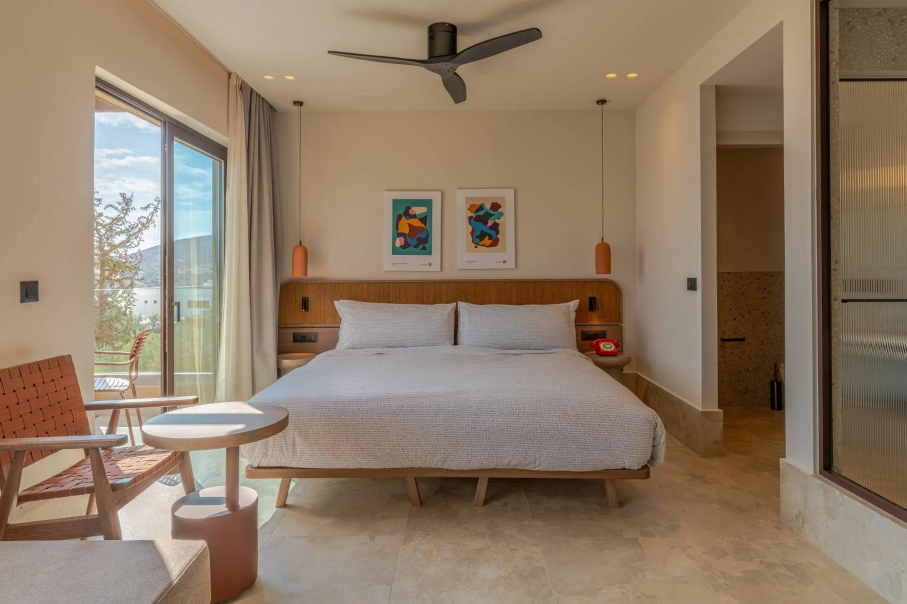 Bed in INNSiDE Elounda