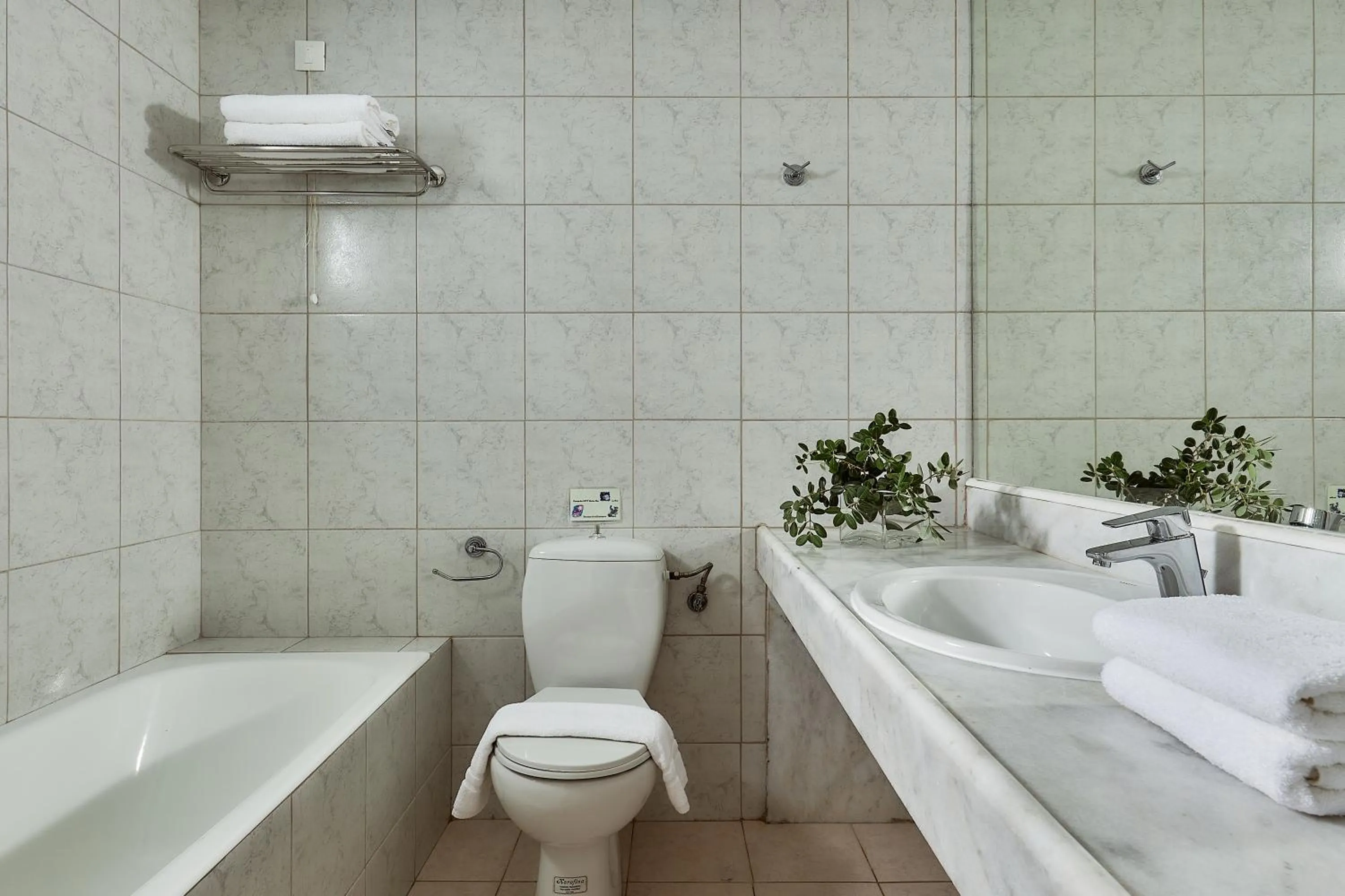 Bathroom in Elounda Ilion Hotel Bungalows